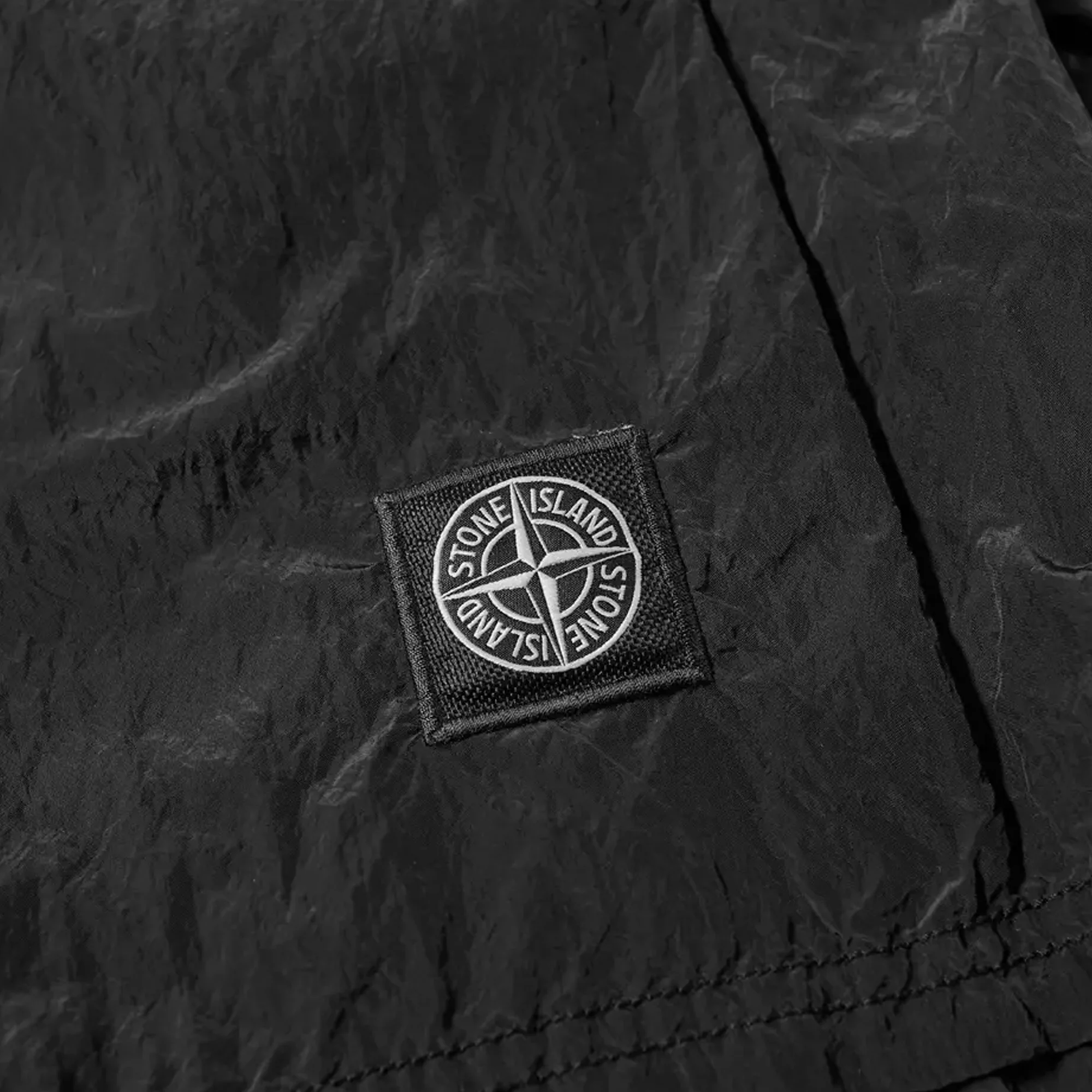 Stone Island Mens Nylon Metal Swim Shorts Black - Image 2
