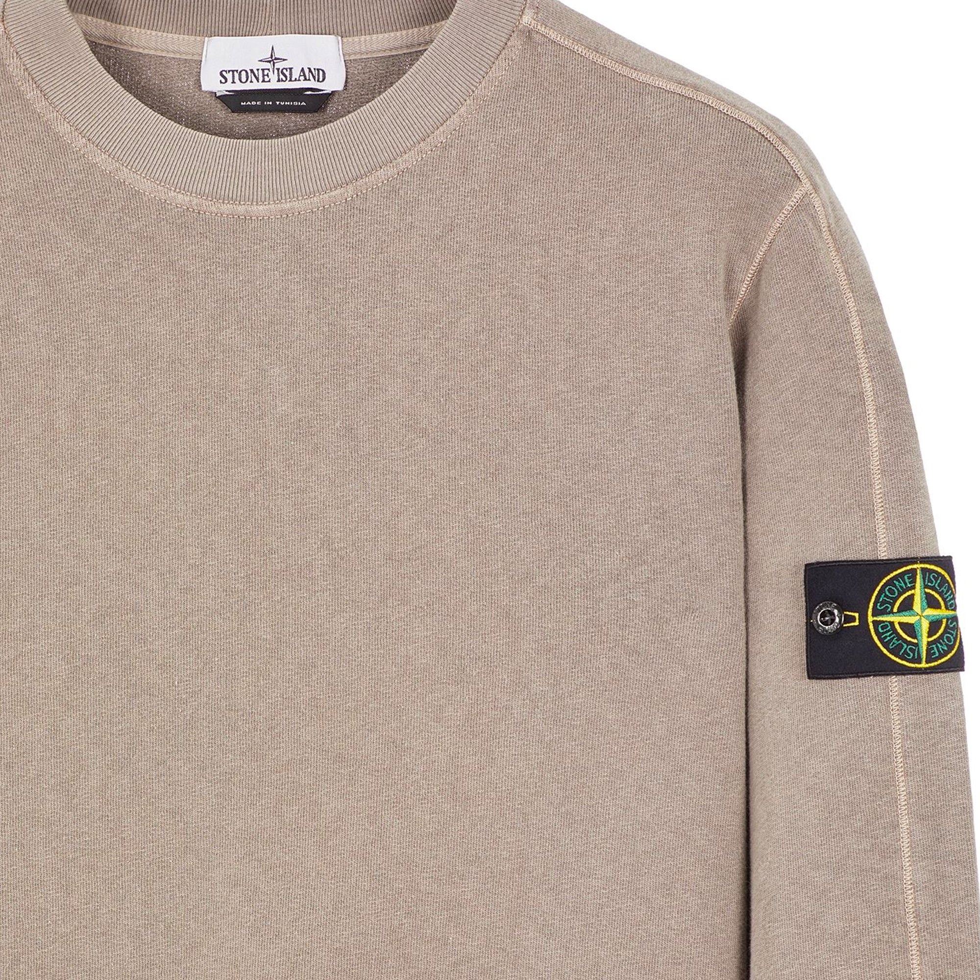 Stone Island Mens 'Old' Treatment Crewneck - Image 3