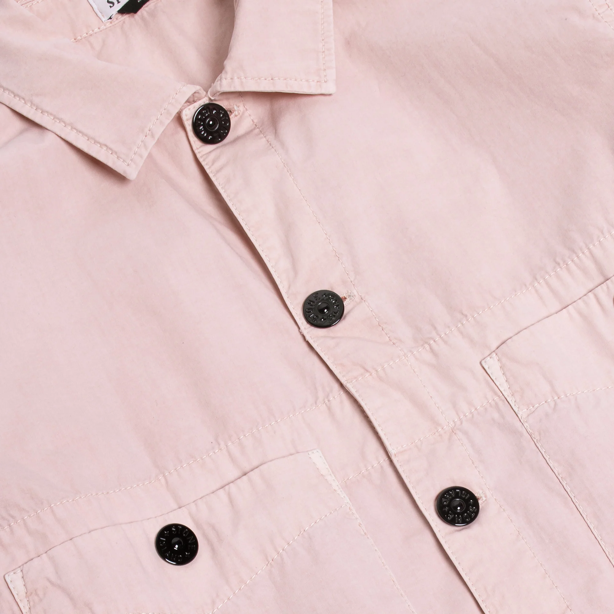 Stone Island Mens Over Shirt 'Antique Rose' - Image 4