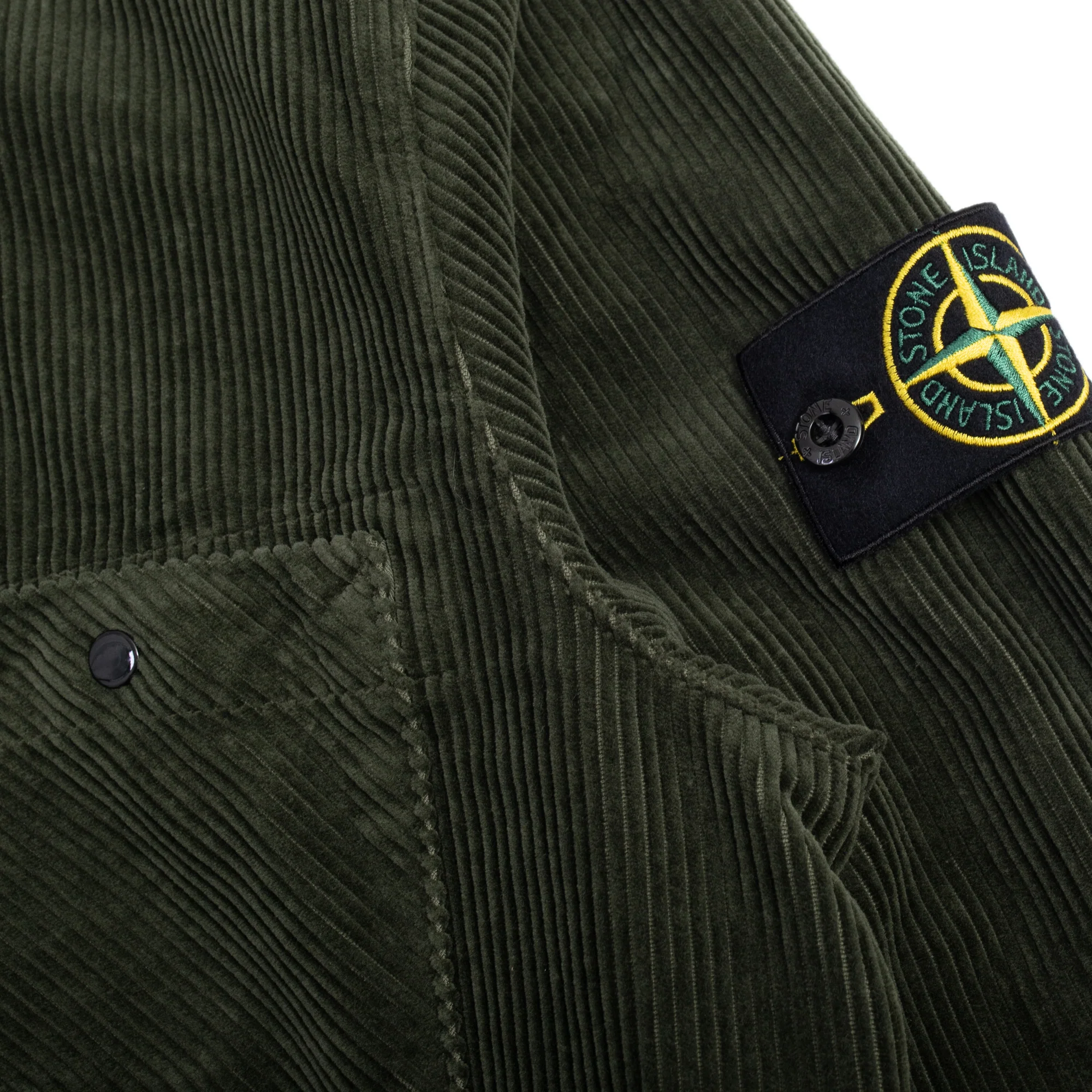 Stone Island Mens Corduroy Overshirt - Image 3