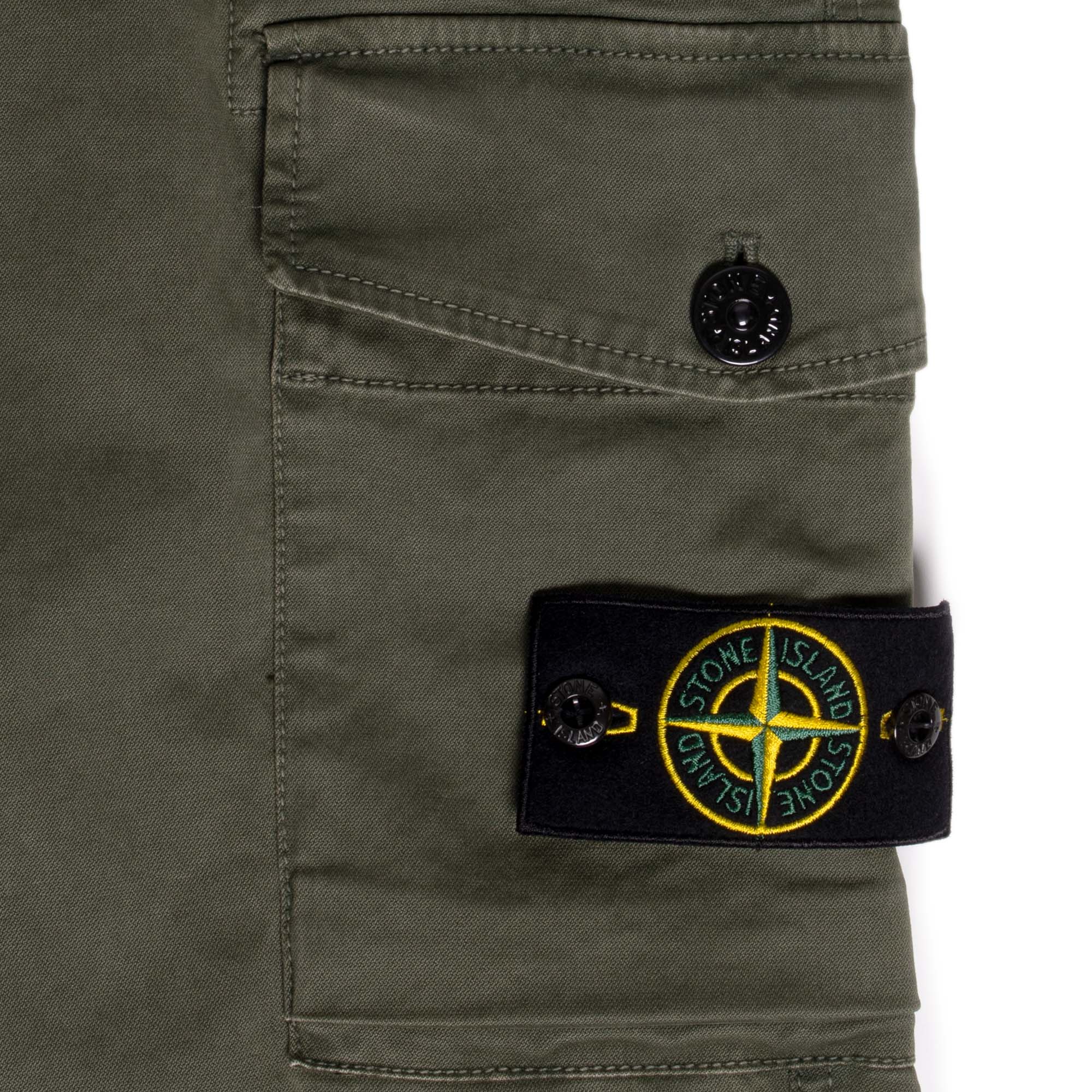 Stone Island Mens Pants 'Green' - Image 3