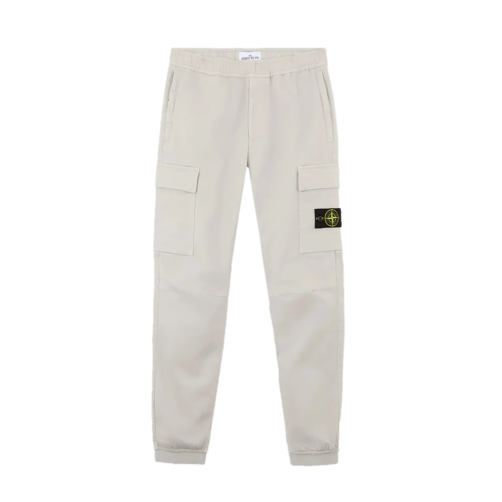 Stone Island Mens Stretch Cotton Tela Cargo Pants