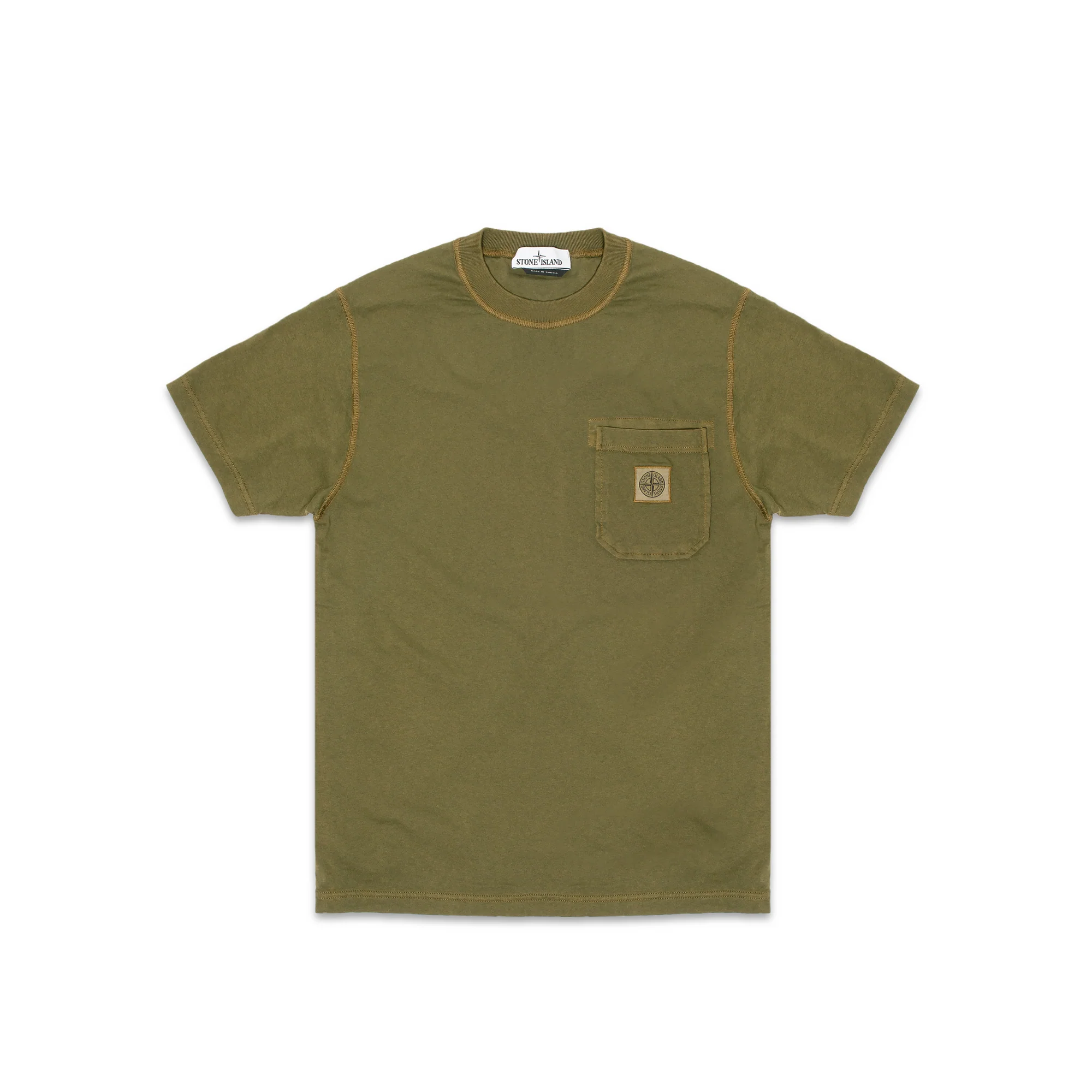 Stone Island Mens Fissato Pocket Tee