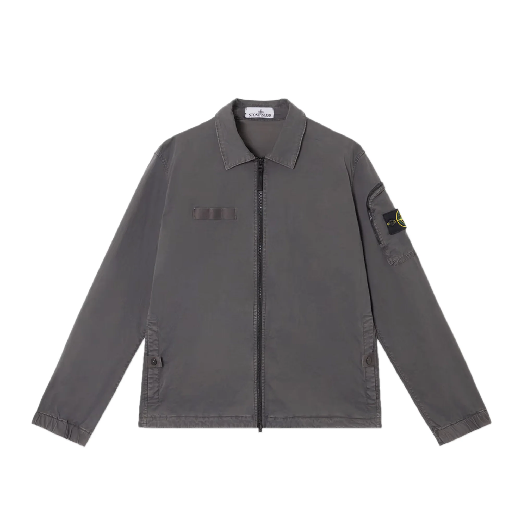 Stone Island Mens Organic Stretch Twill Overshirt