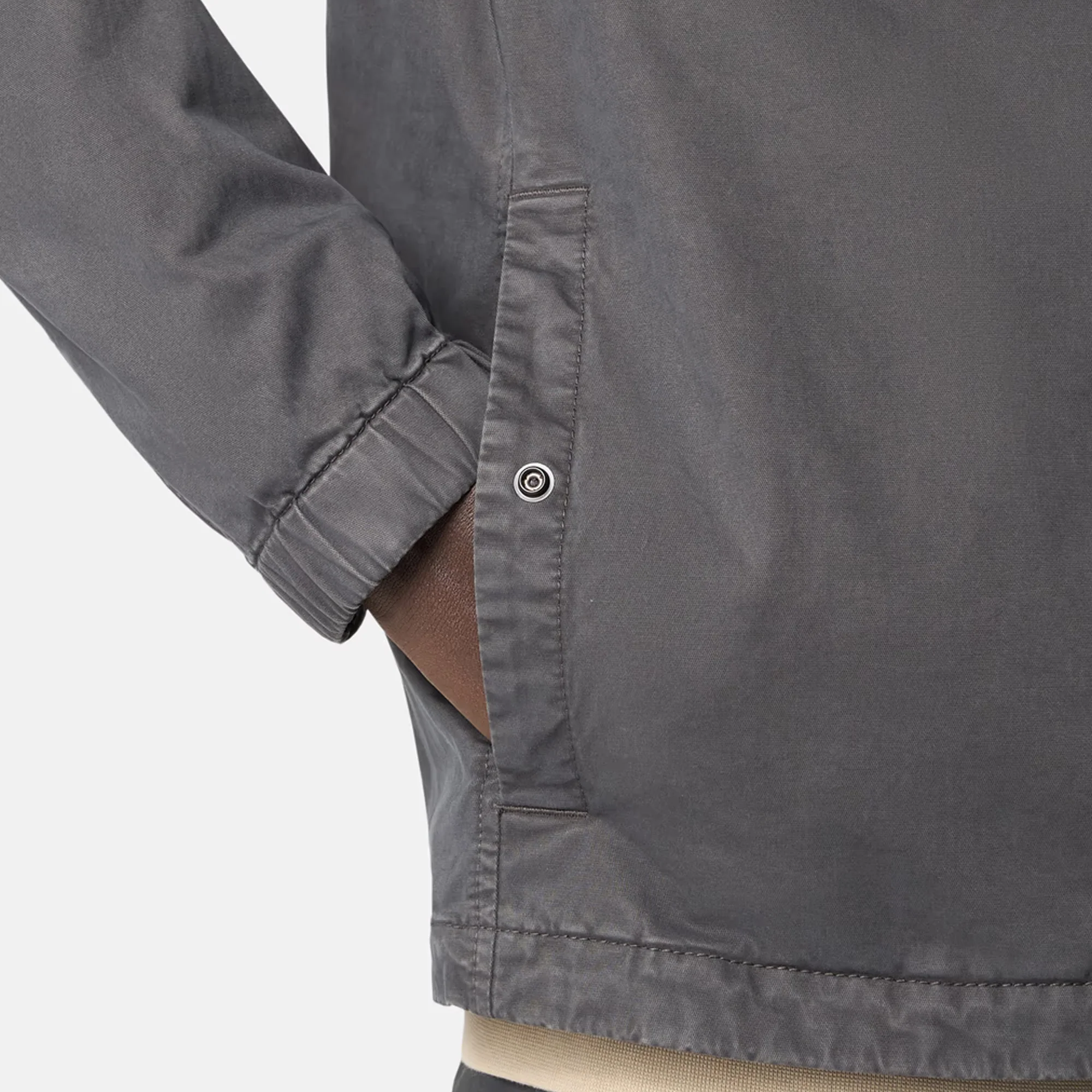 Stone Island Mens Organic Stretch Twill Overshirt - Image 4