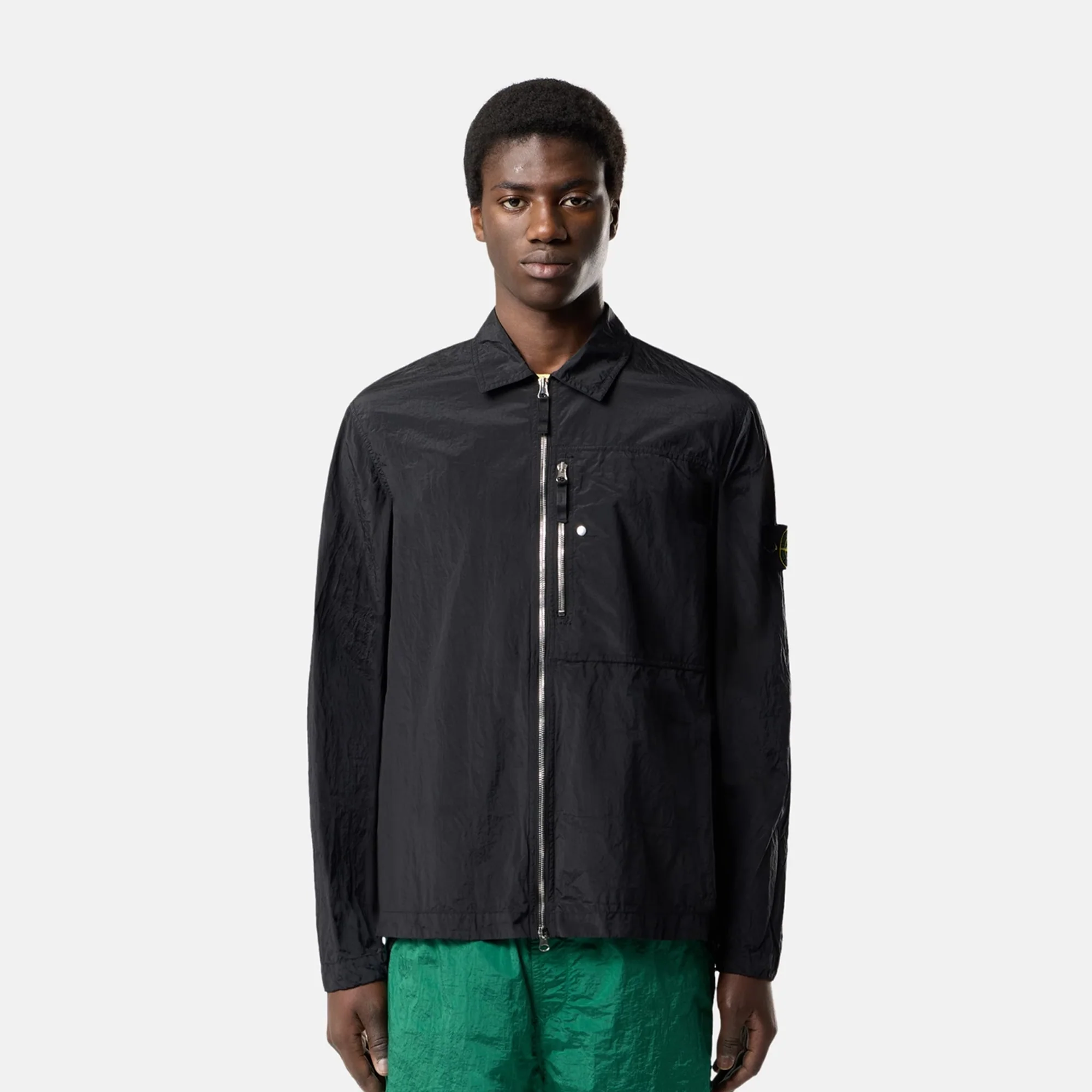 Stone Island Mens Nylon Metal ECONYL® Overshirt - Image 2
