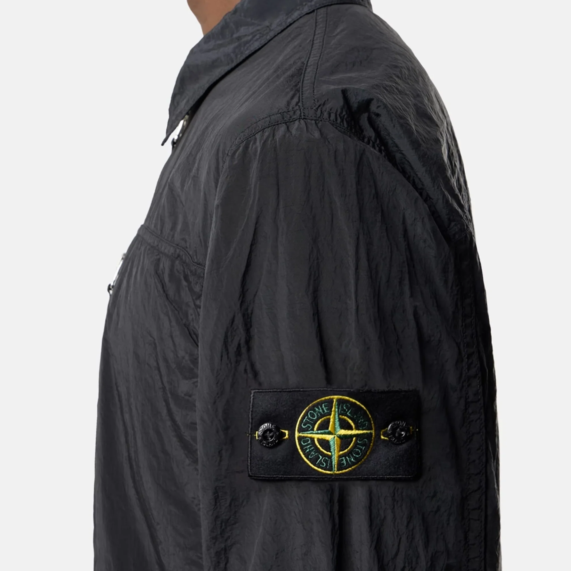 Stone Island Mens Nylon Metal ECONYL® Overshirt - Image 4