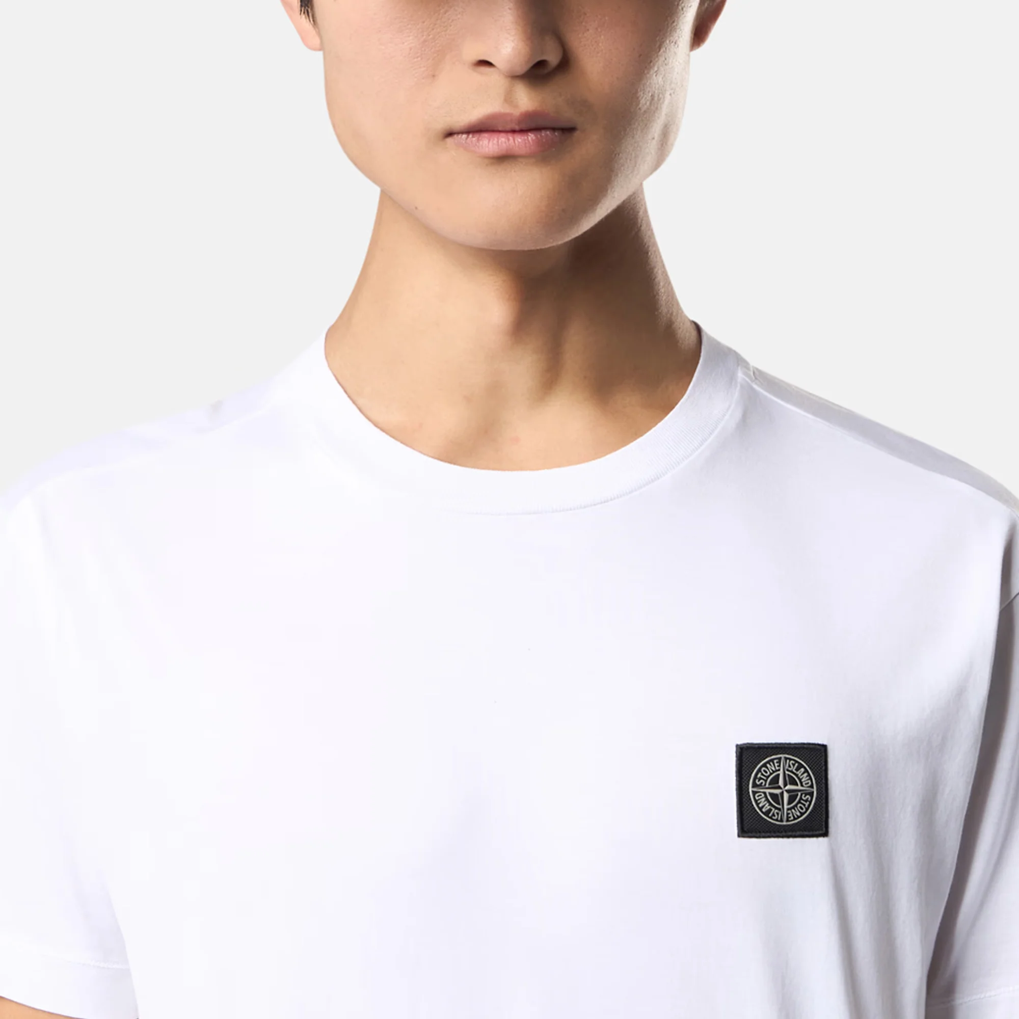 Stone Island Mens SS Compass Patch Tee - Image 4