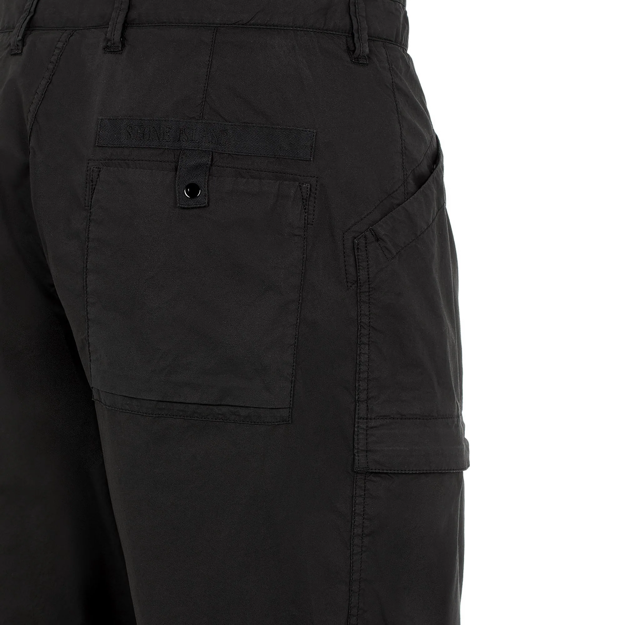 Stone Island Mens Pants 'Black' - Image 2