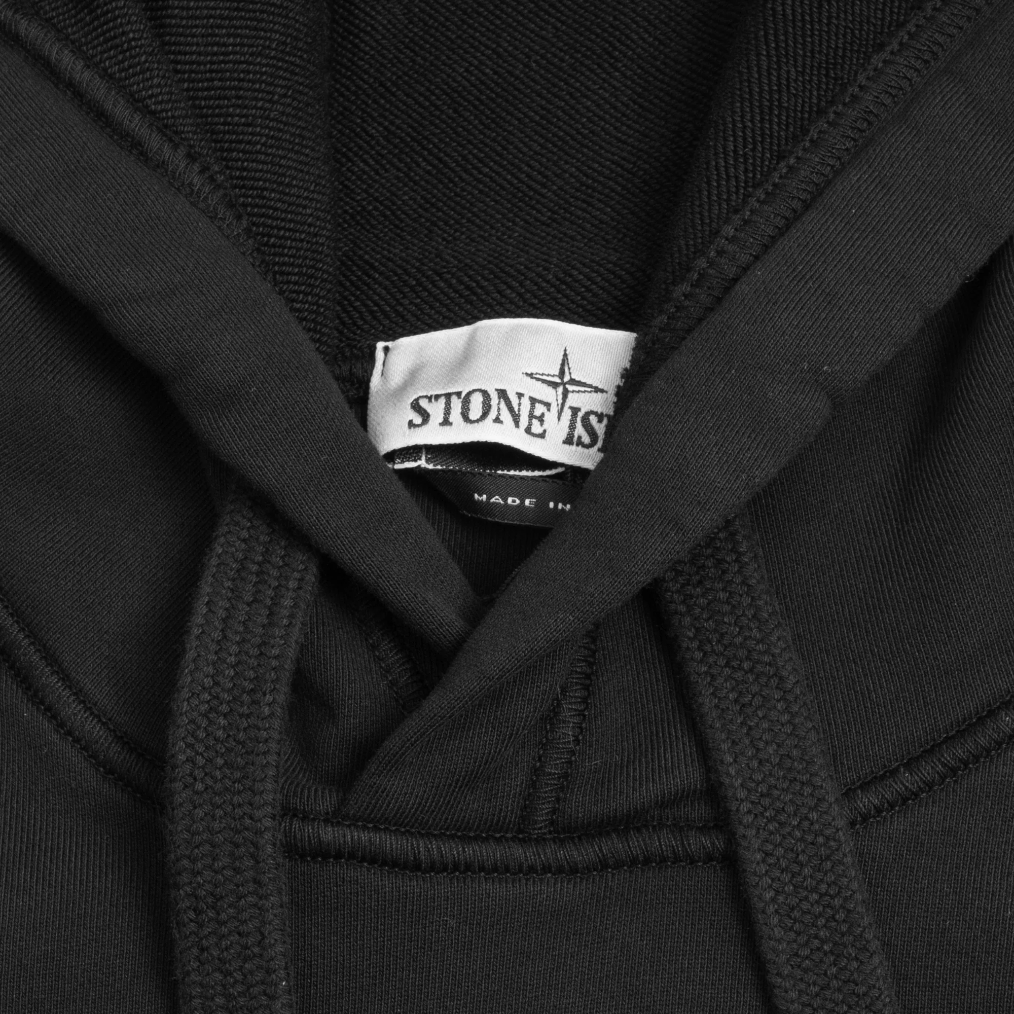 Stone Island Mens Fleece Hoodie - Image 4