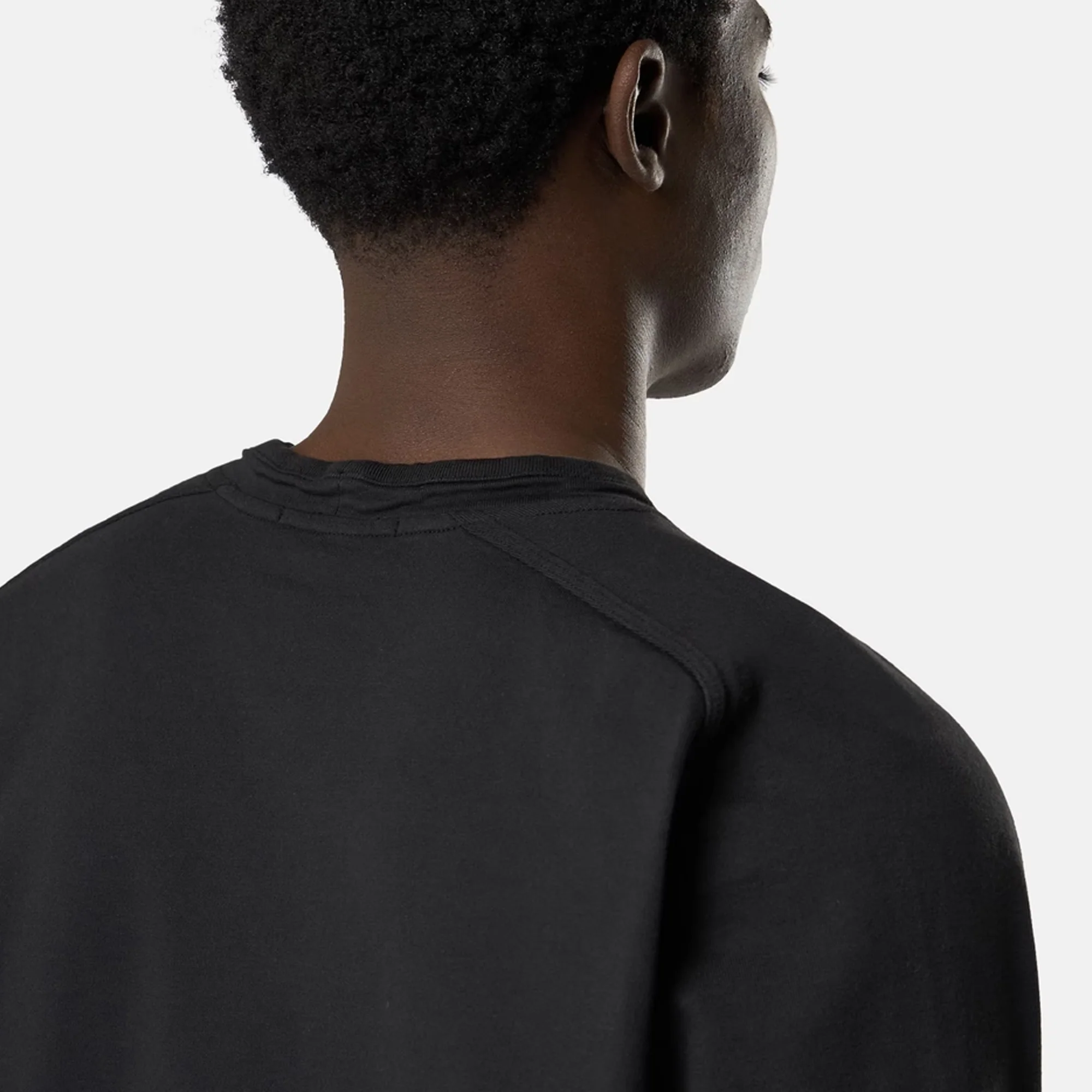 Stone Island Mens Organic Cotton Fleece Sweatshirt - Image 4