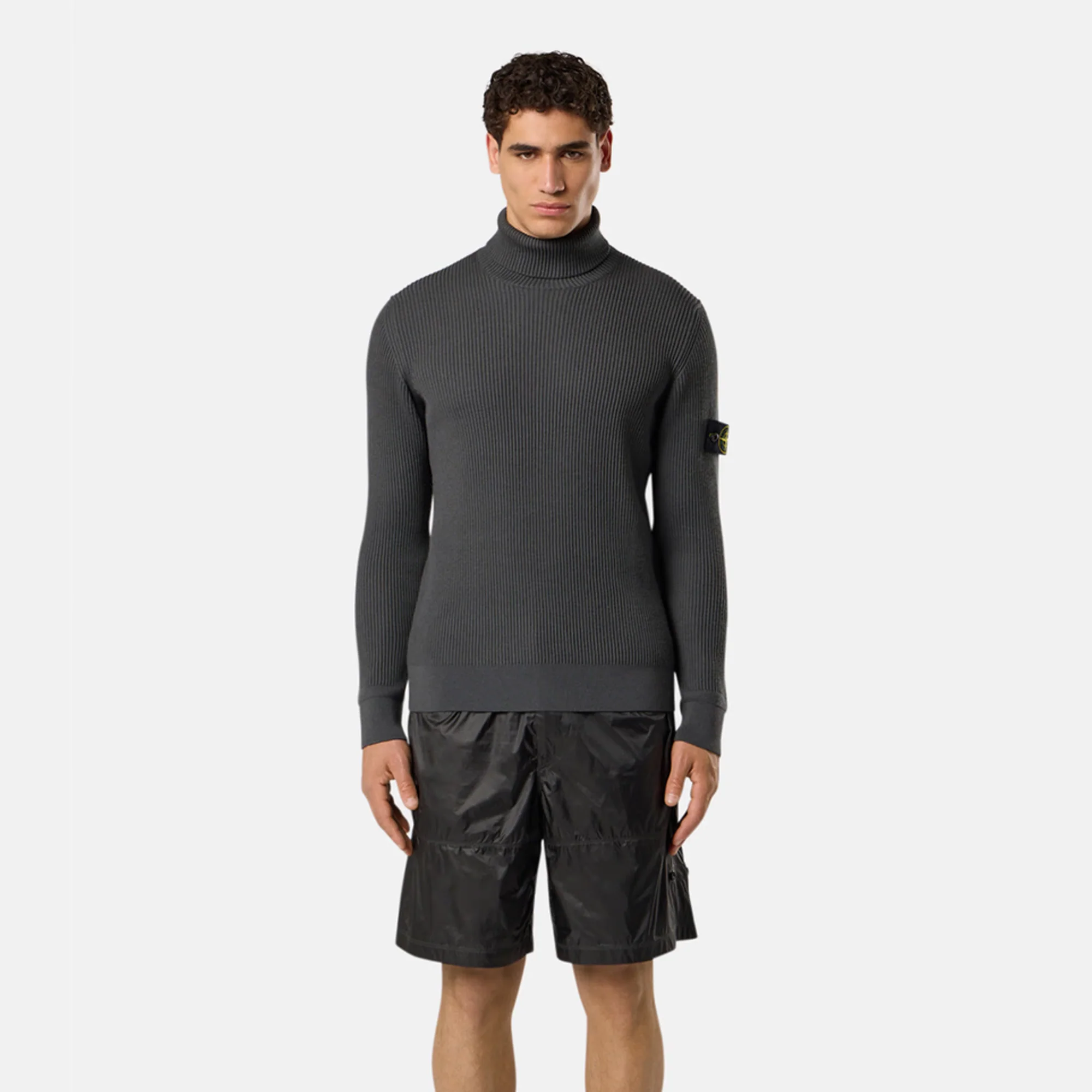 Stone Island Mens Turtleneck Jumper - Image 2