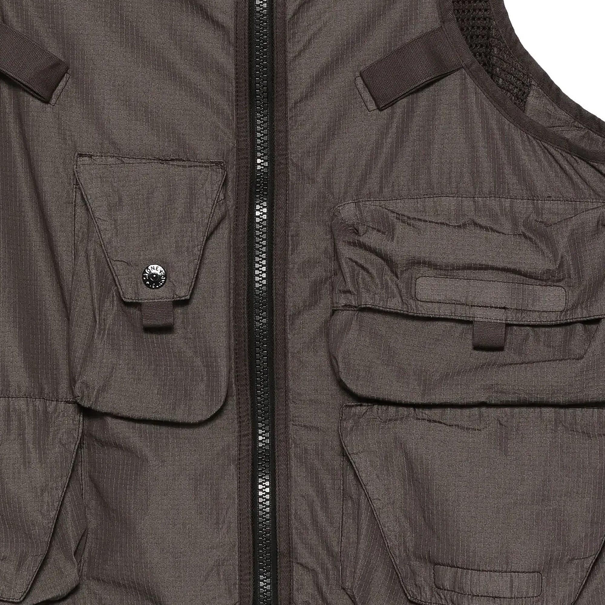 Stone Island Mens Pocket Zip Ripstop Vest - Image 4