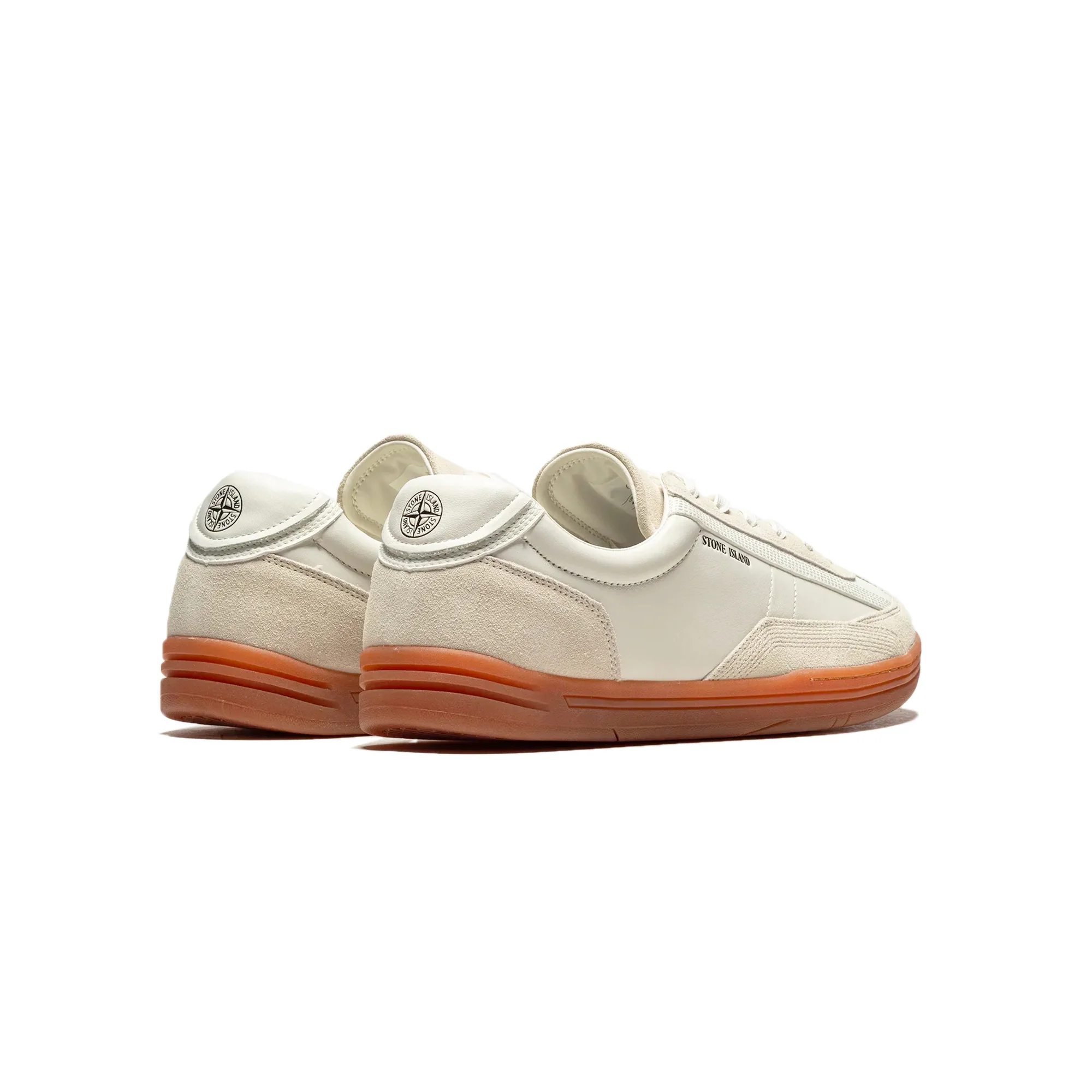 Stone Island Mens Rock White Shoes - Image 3
