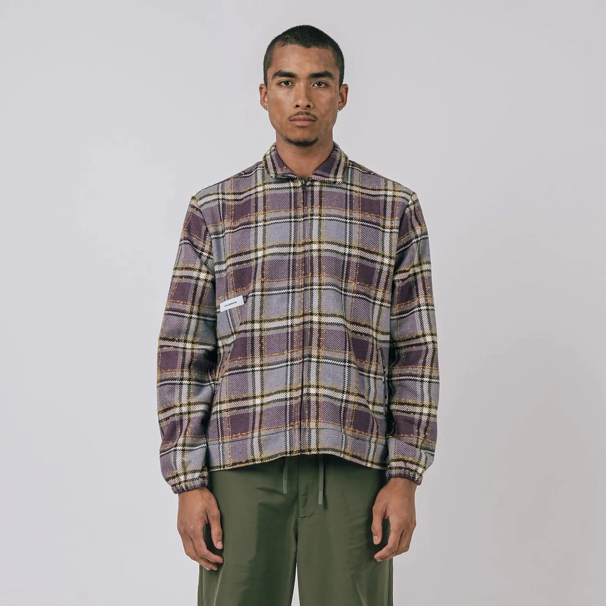 Students Mens Fitzroy Flannel Jacket - Image 2
