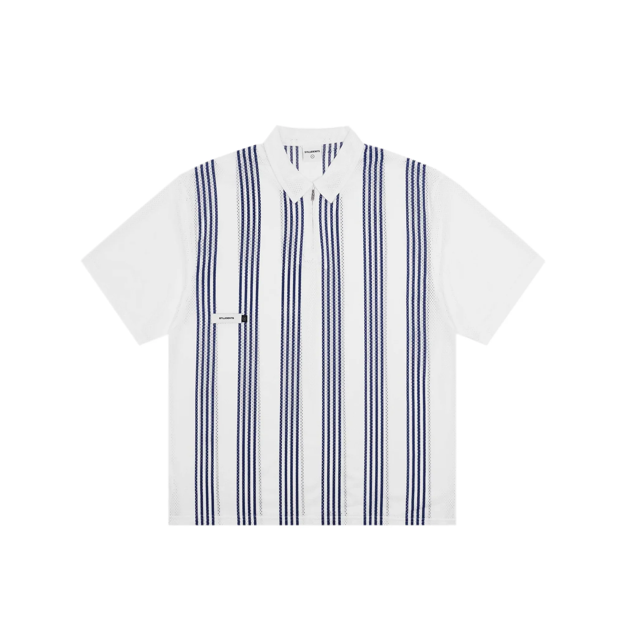 Students Mens Howards Mesh Zip Polo Shirt