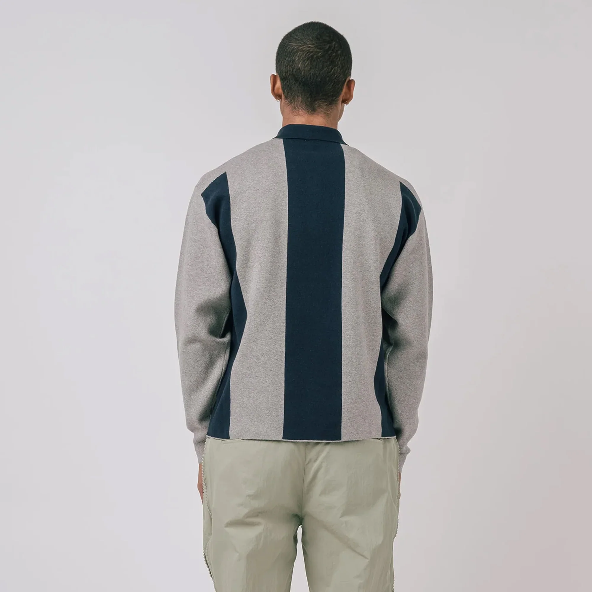 Students Mens Kenway Knit Polo Sweater - Image 3