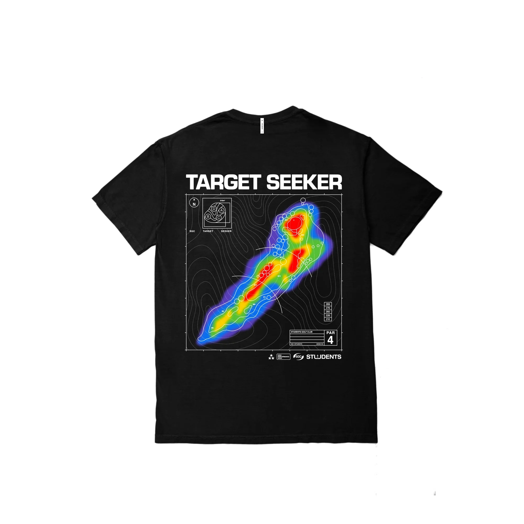 Students Mens Target Seeker T-Shirt 'Black' - Image 2