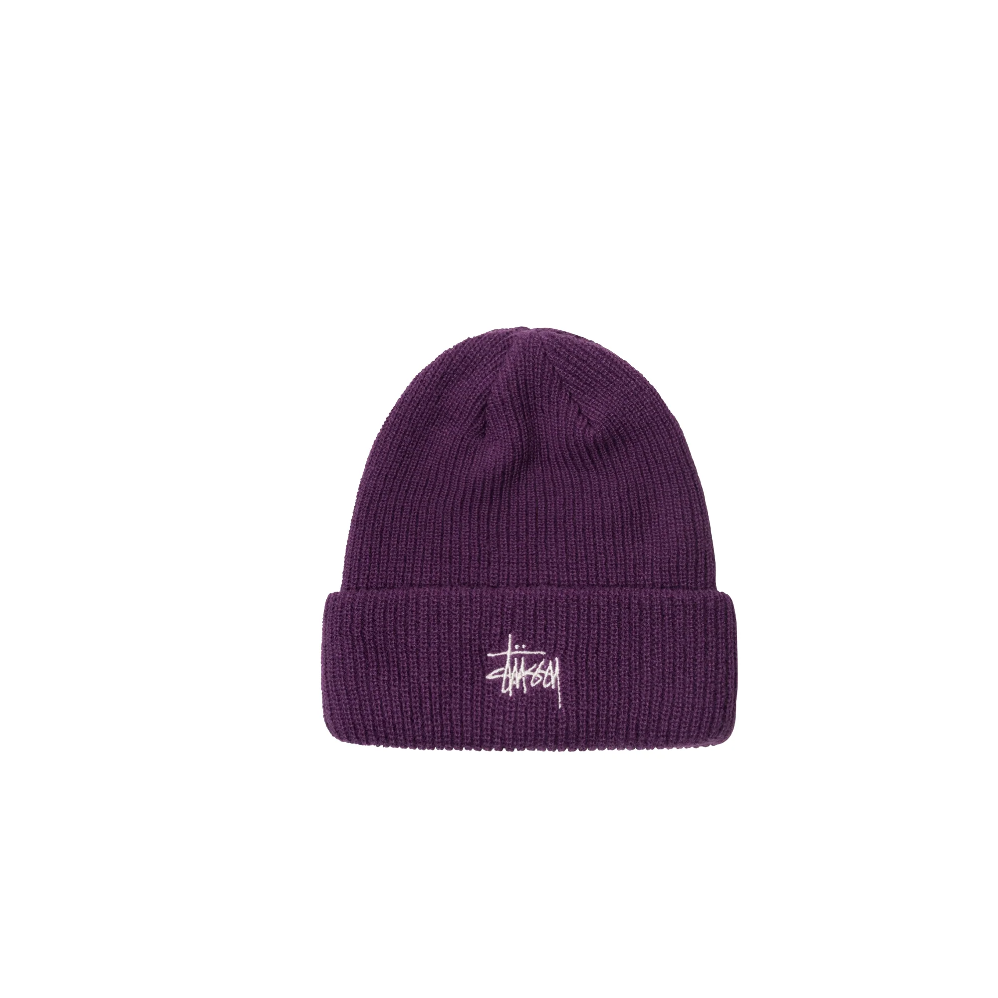 Stussy Mens Basic Cuff Beanie 'Purple'