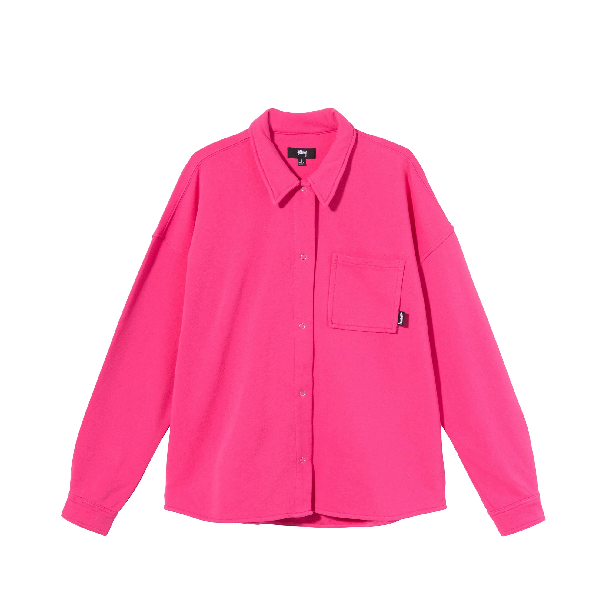 Stussy Womens Huron Shirt 'Hot Pink'