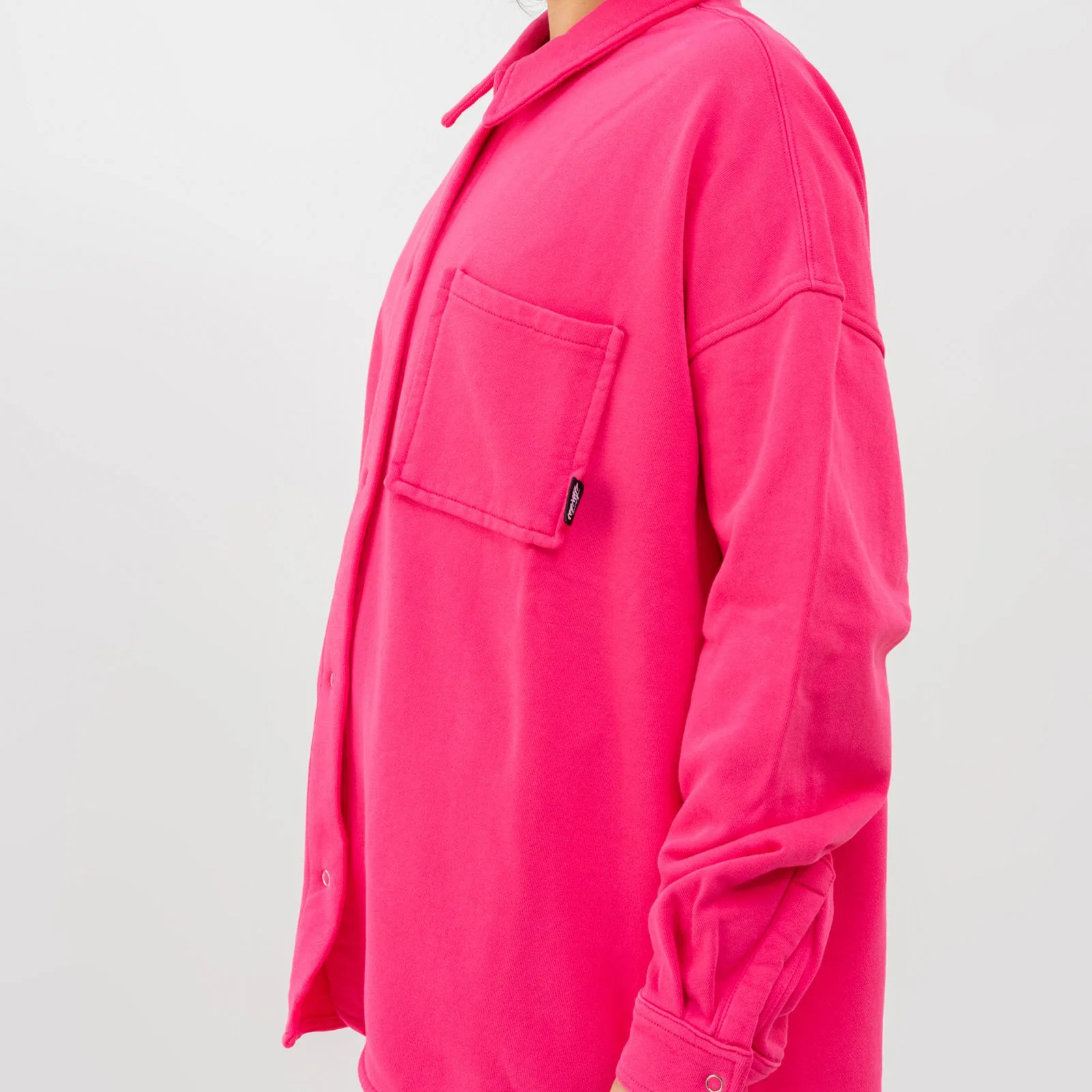 Stussy Womens Huron Shirt 'Hot Pink' - Image 3
