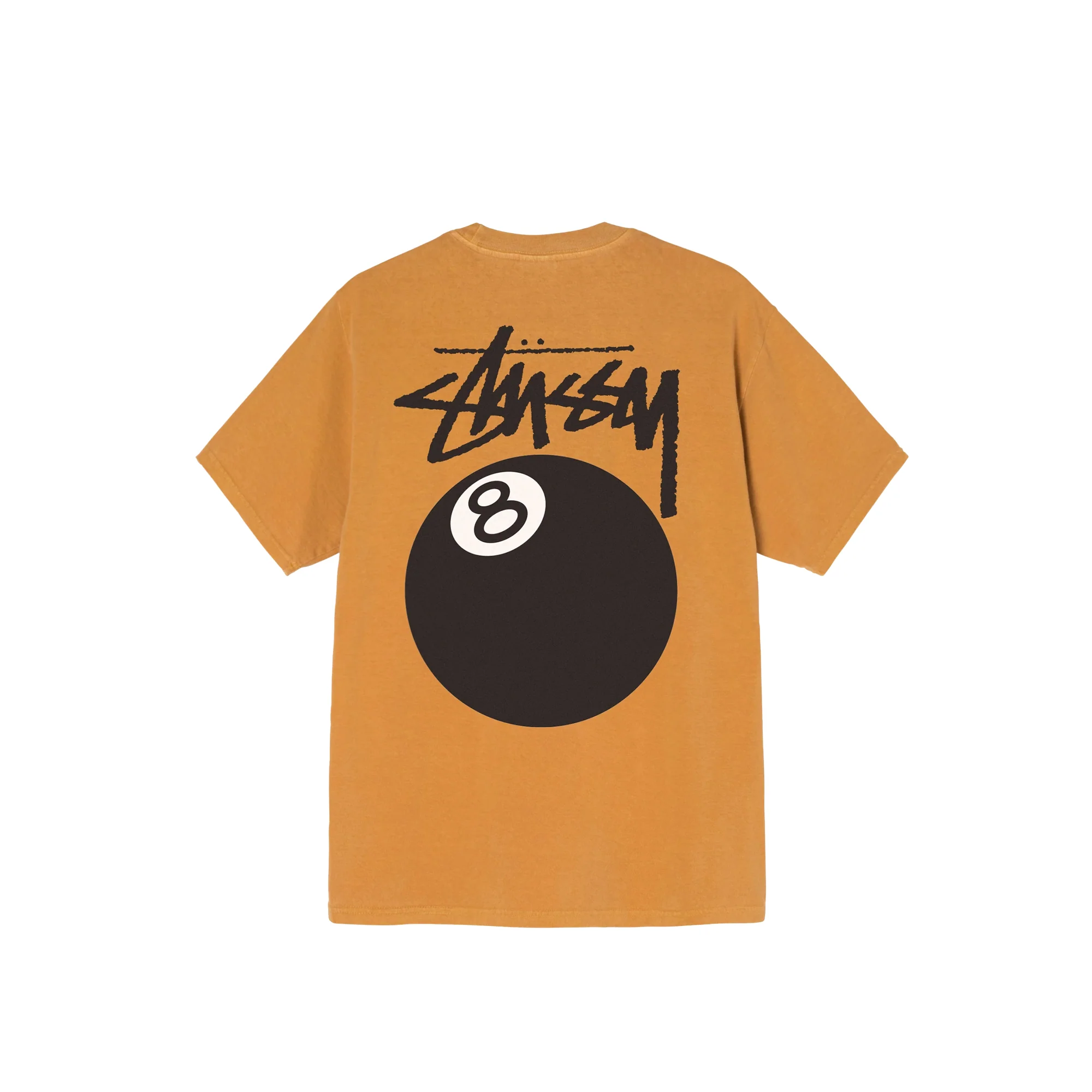 Stussy Mens 8 Ball Pig. Dyed Tee 'Copper' - Image 2