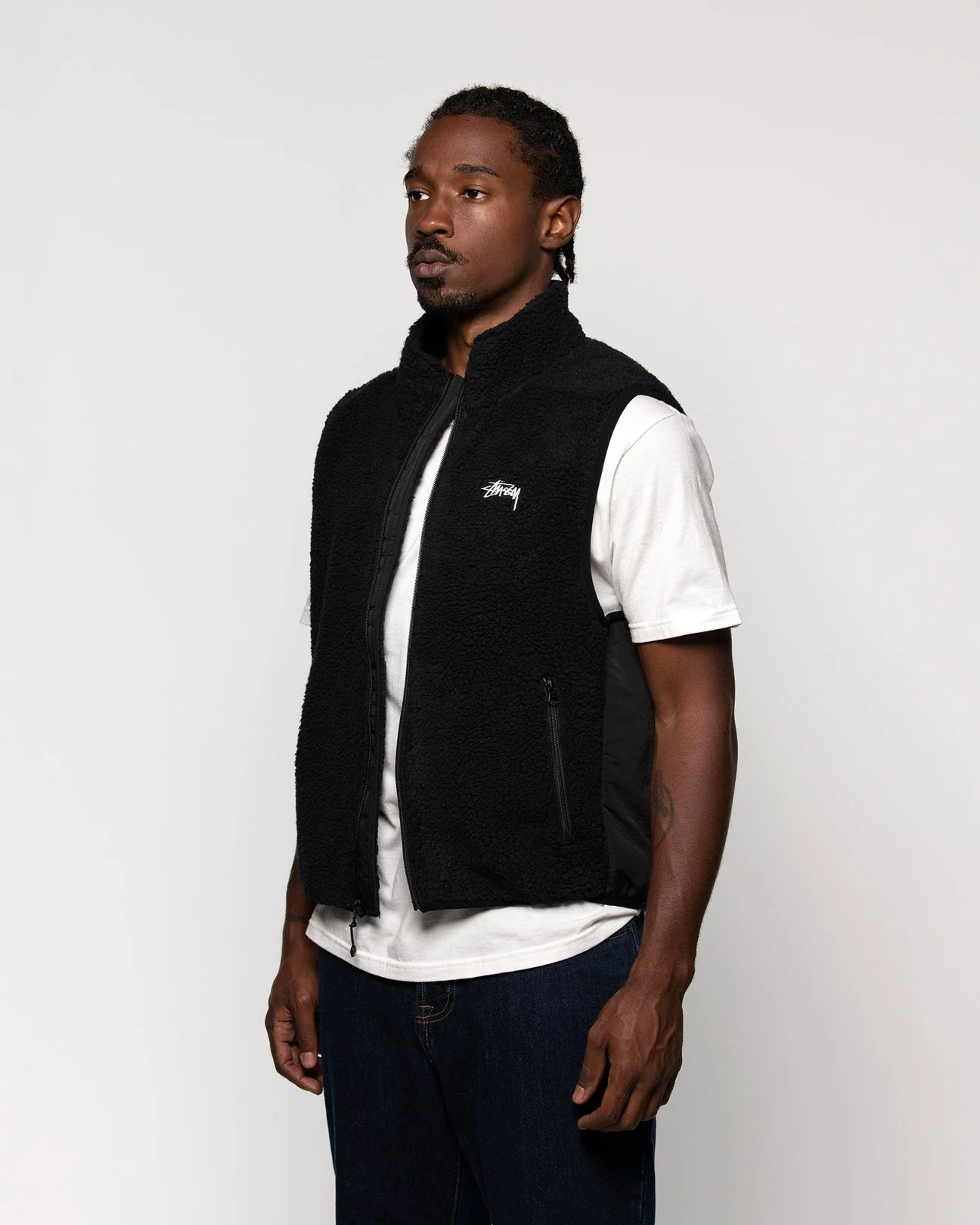 Stussy Block Sherpa Vest - Image 3