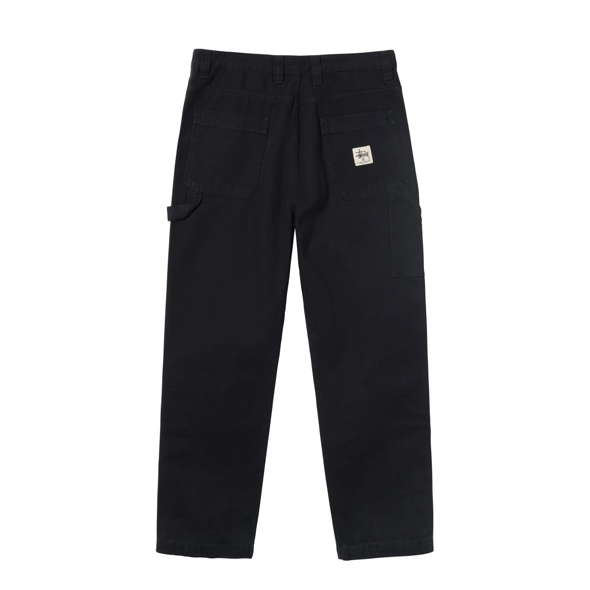 Stussy Mens Canvas Work Pant 'Black' - Image 2