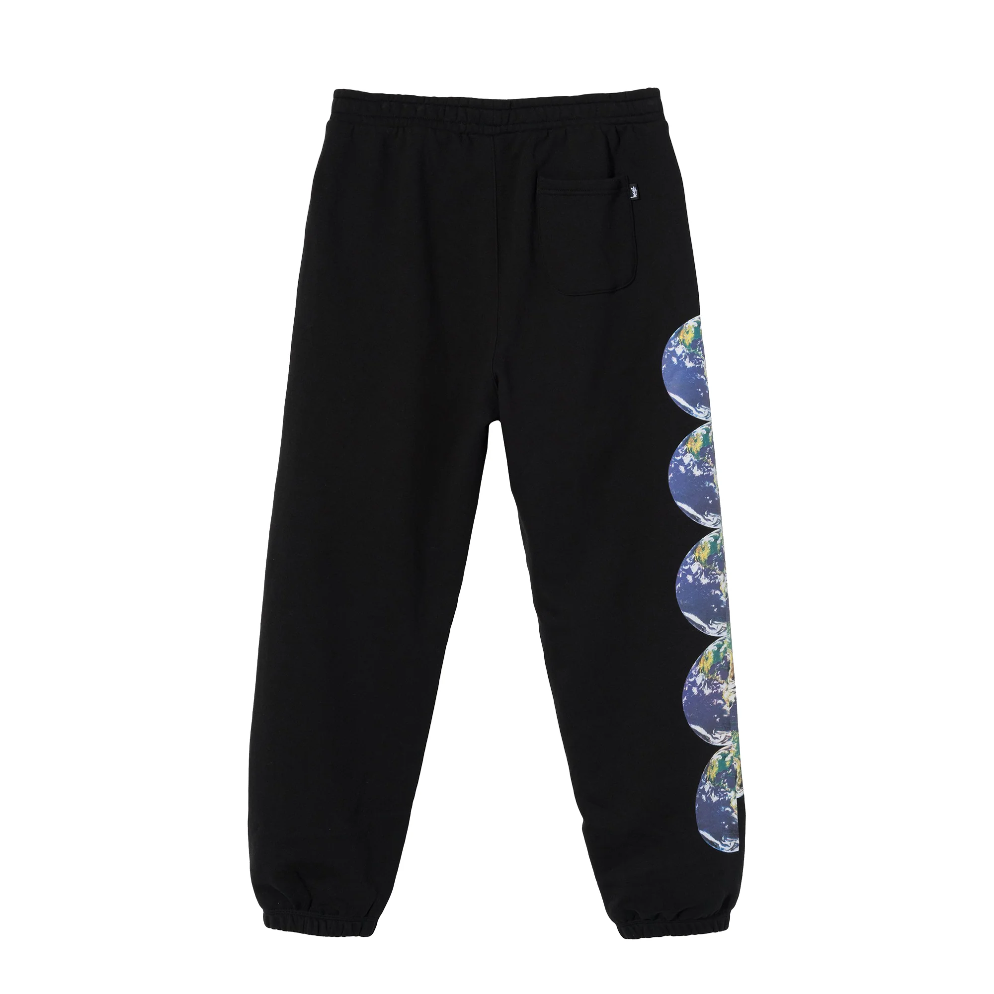 Stussy Men Catch The Wave Black Sweatpants - Image 2