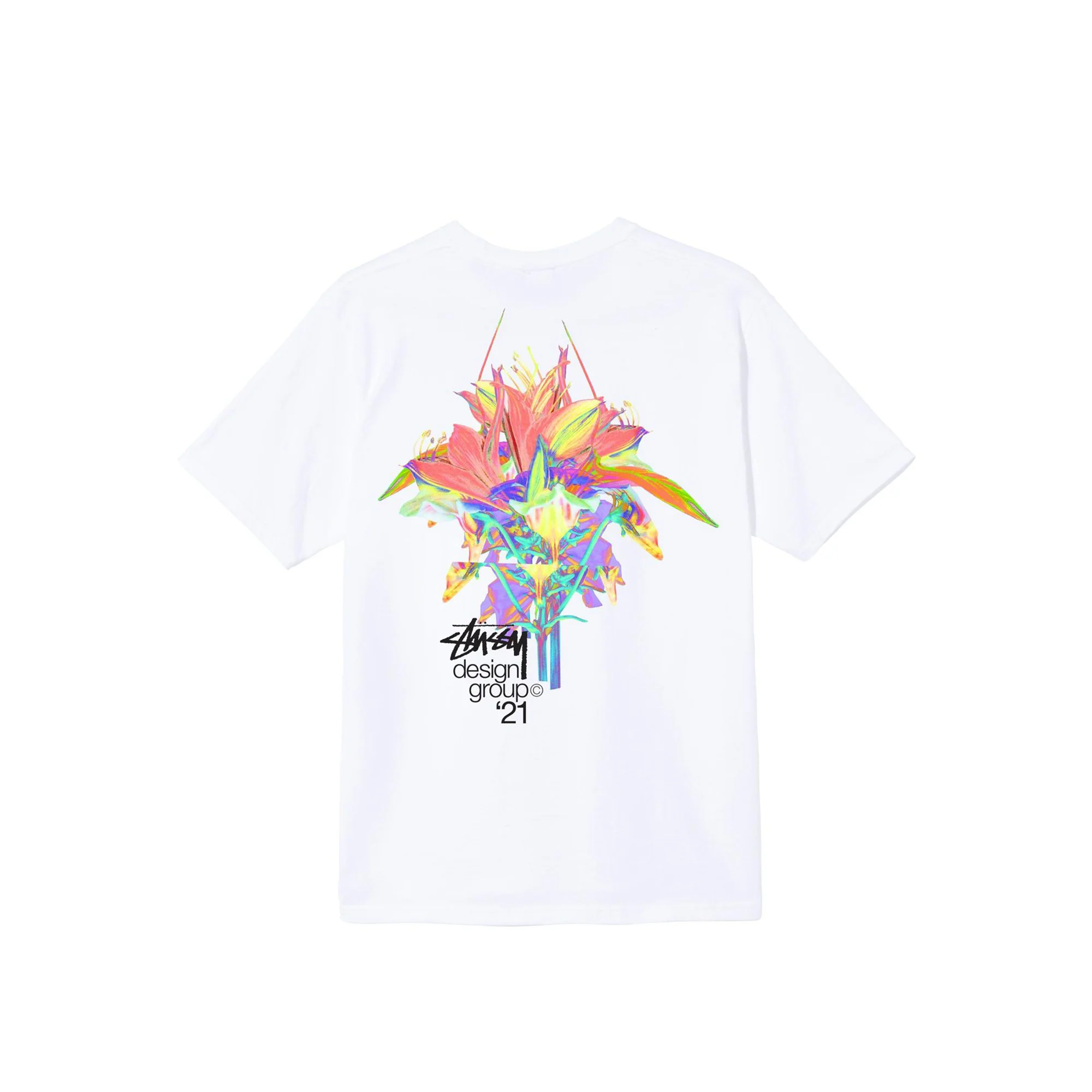 Stussy Mens Design Group 21 White Tee - Image 2