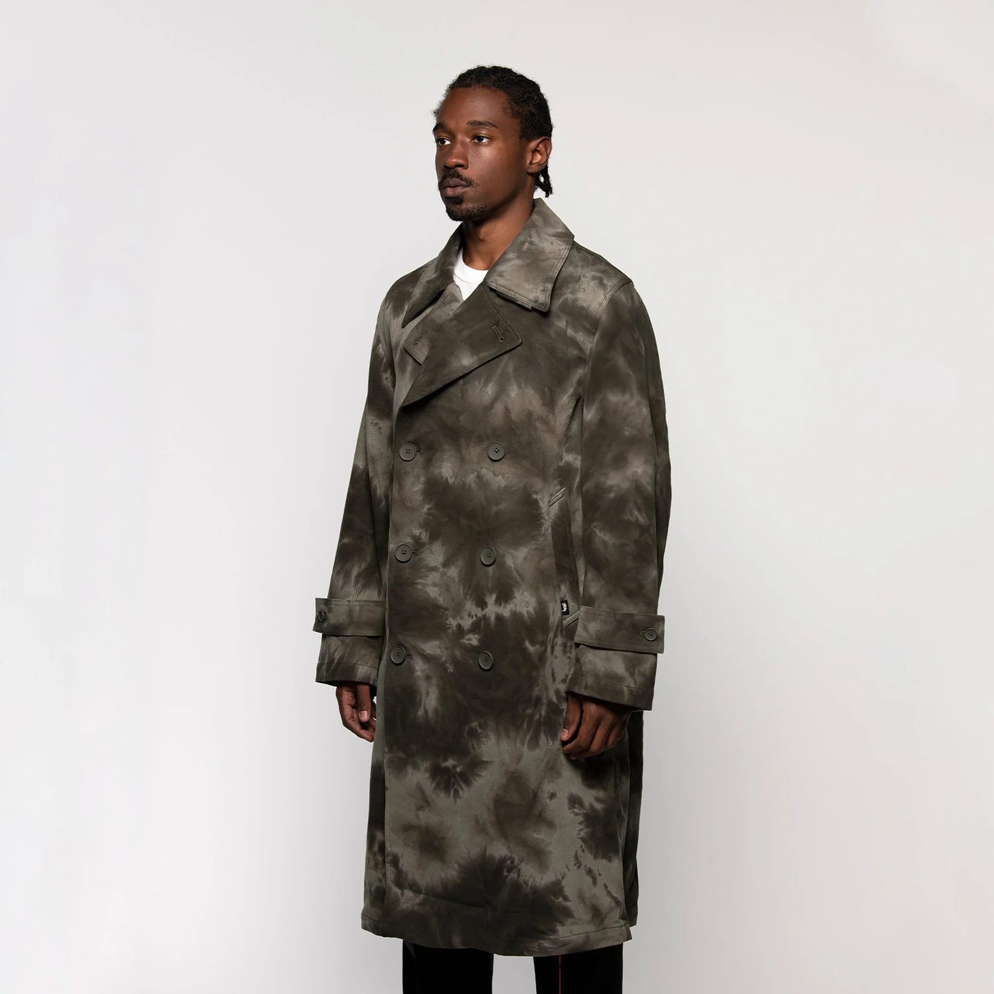 Stussy Dyed Trench Coat - Image 3