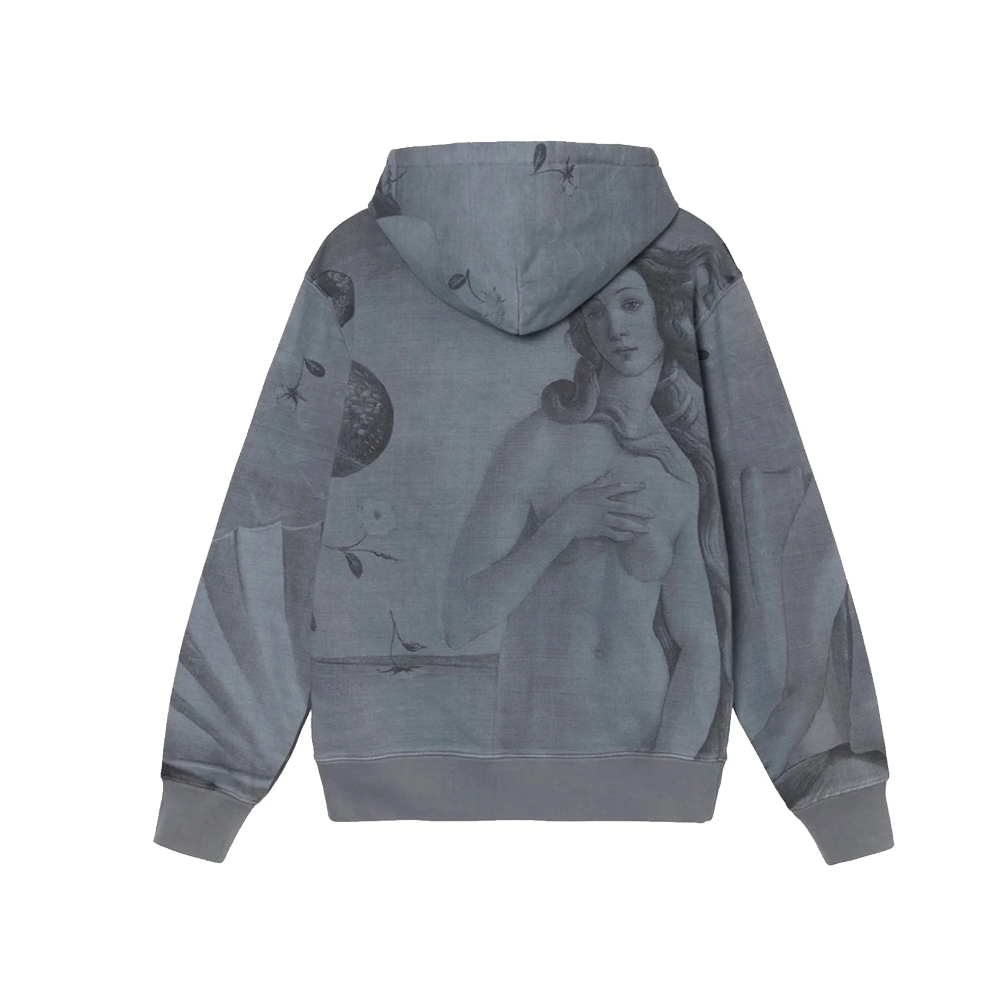 Stussy Mens Dyed Venus Hoodie 'Black' - Image 2
