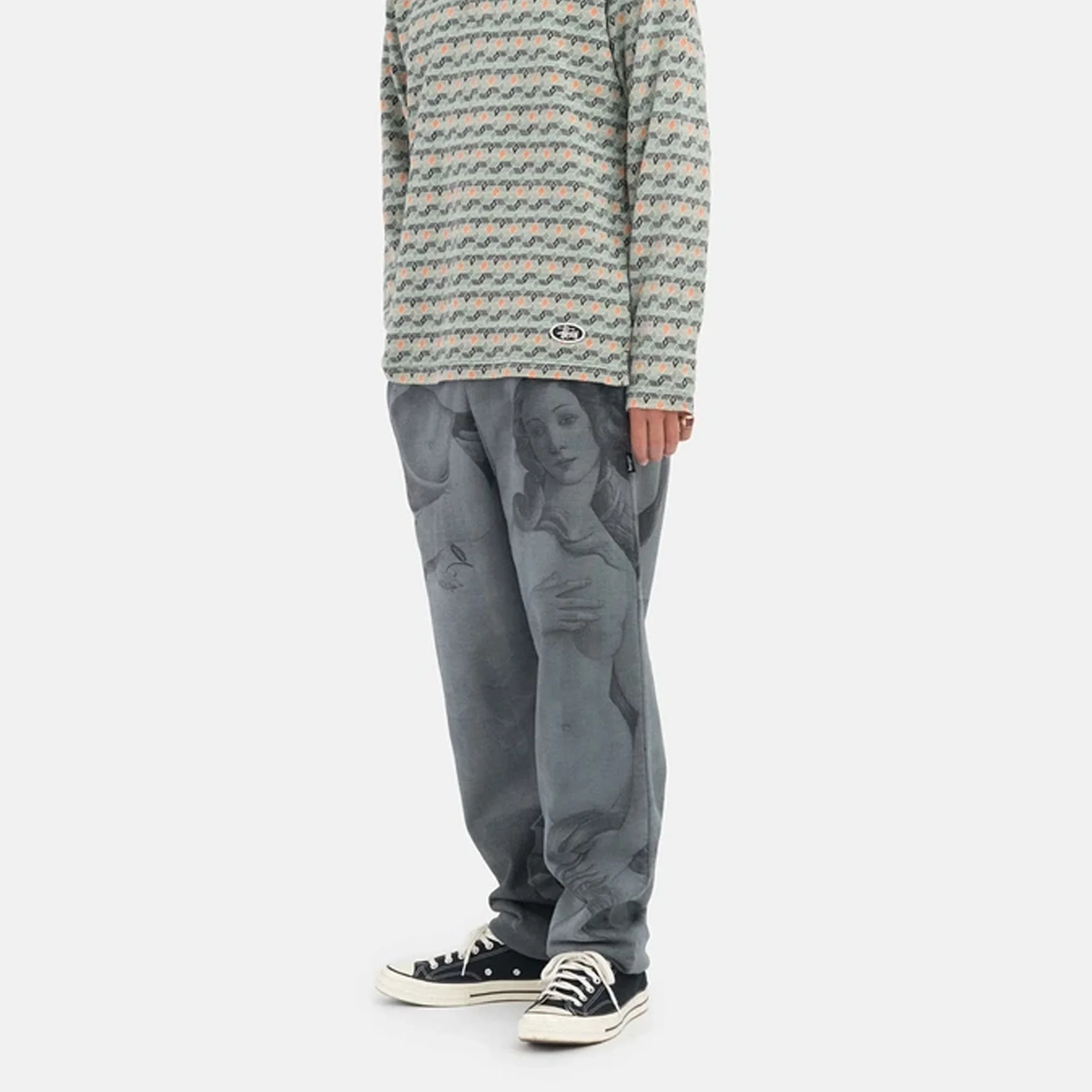 Stussy Mens Dyed Venus Sweatpants 'Black' - Image 4
