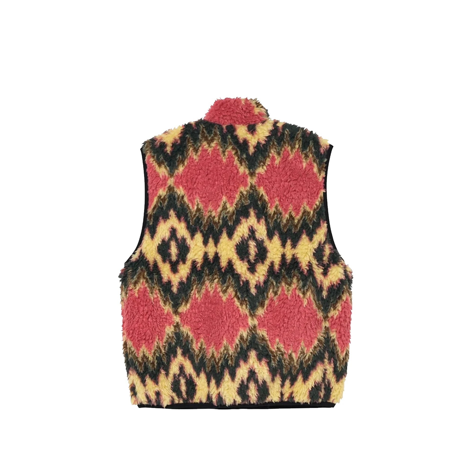 Stussy Mens Fillmore Sherpa Vest 'Mustard' - Image 2