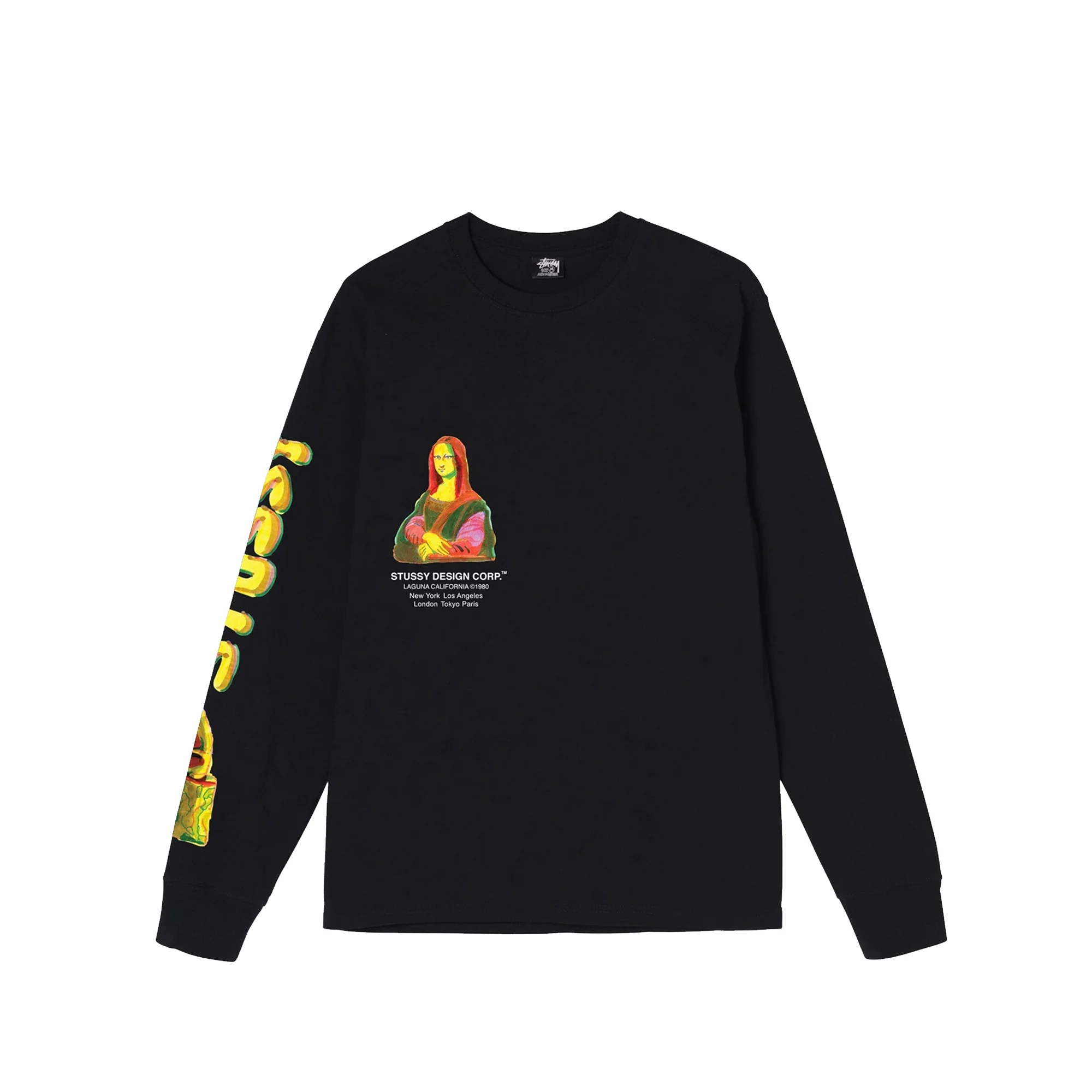 Stussy Mens Gallery LS Tee 'Black'