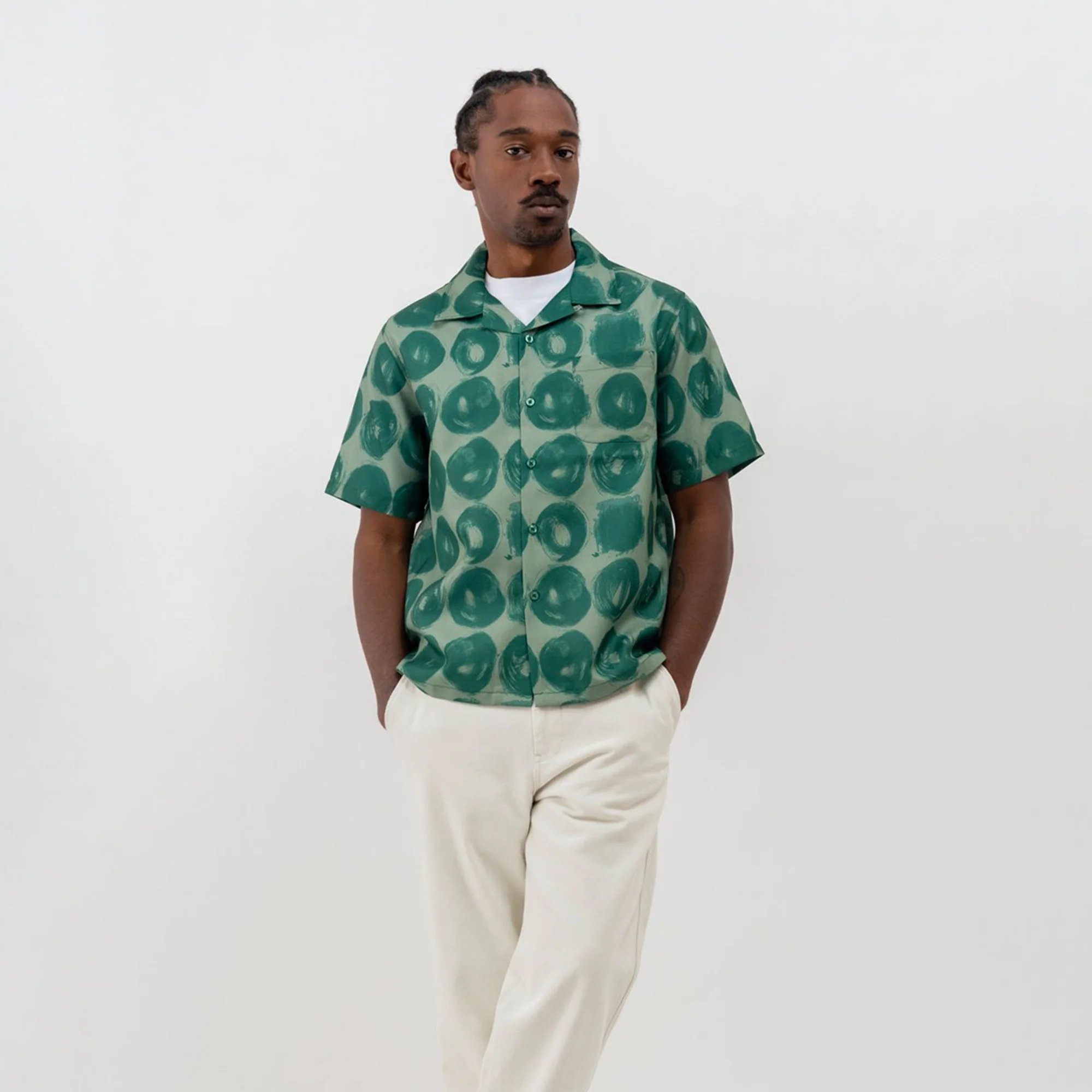 Stussy Mens Hand Drawn Dot Shirt - Image 3
