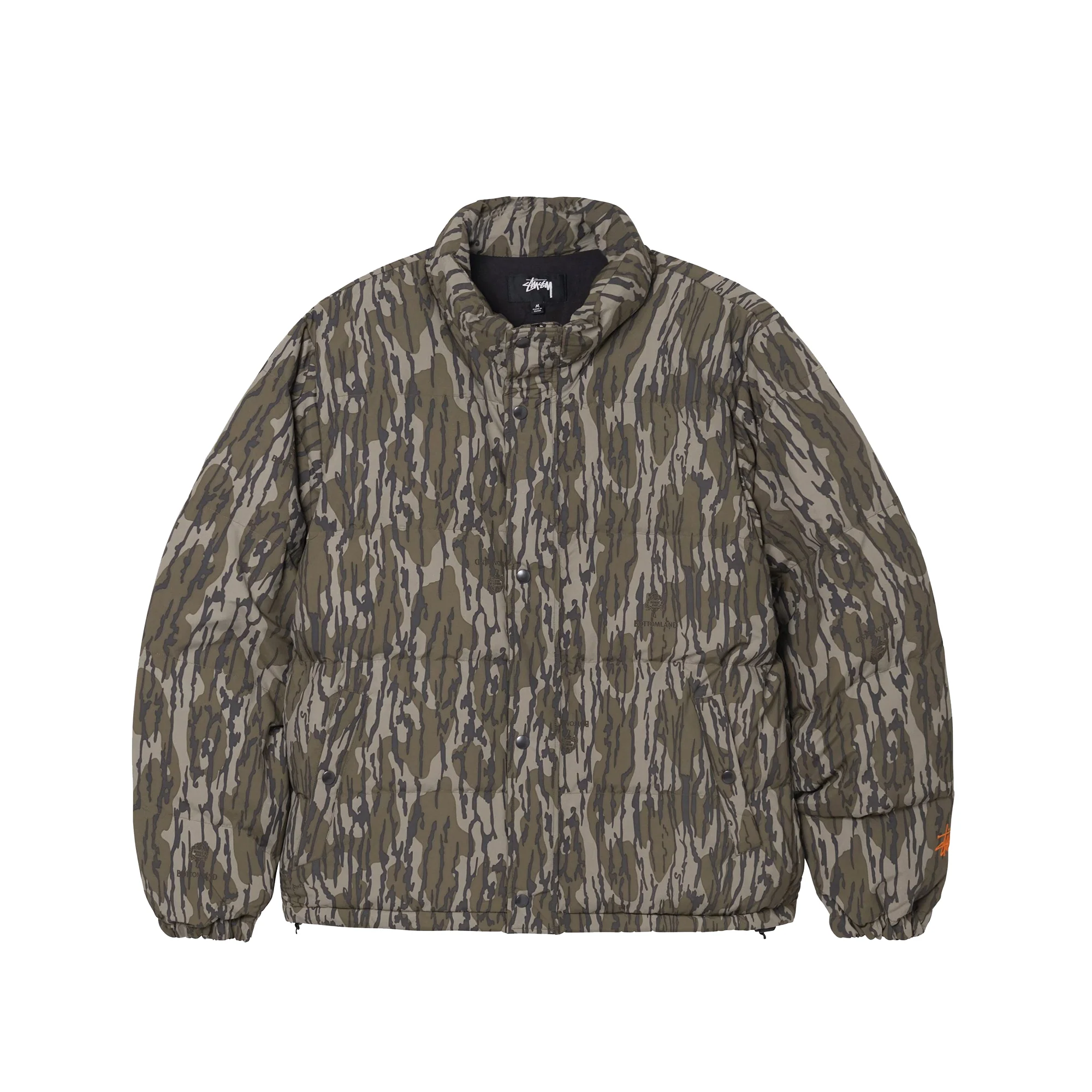 Stussy Mens Mossy Oak Down Puffer Jacket 'Camo'