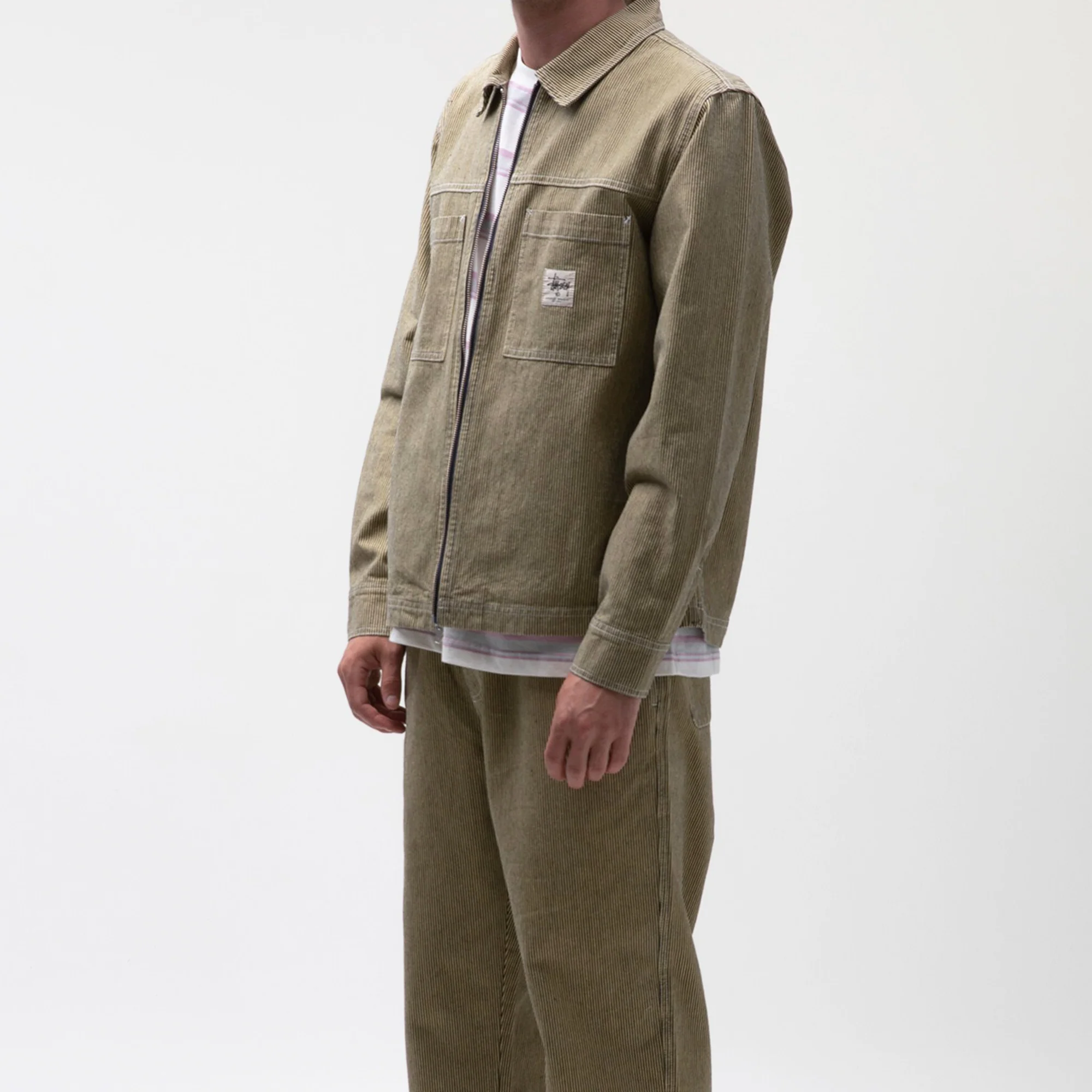 STUSSY OVERDYED HICKORY RELAXED PANT - Image 3
