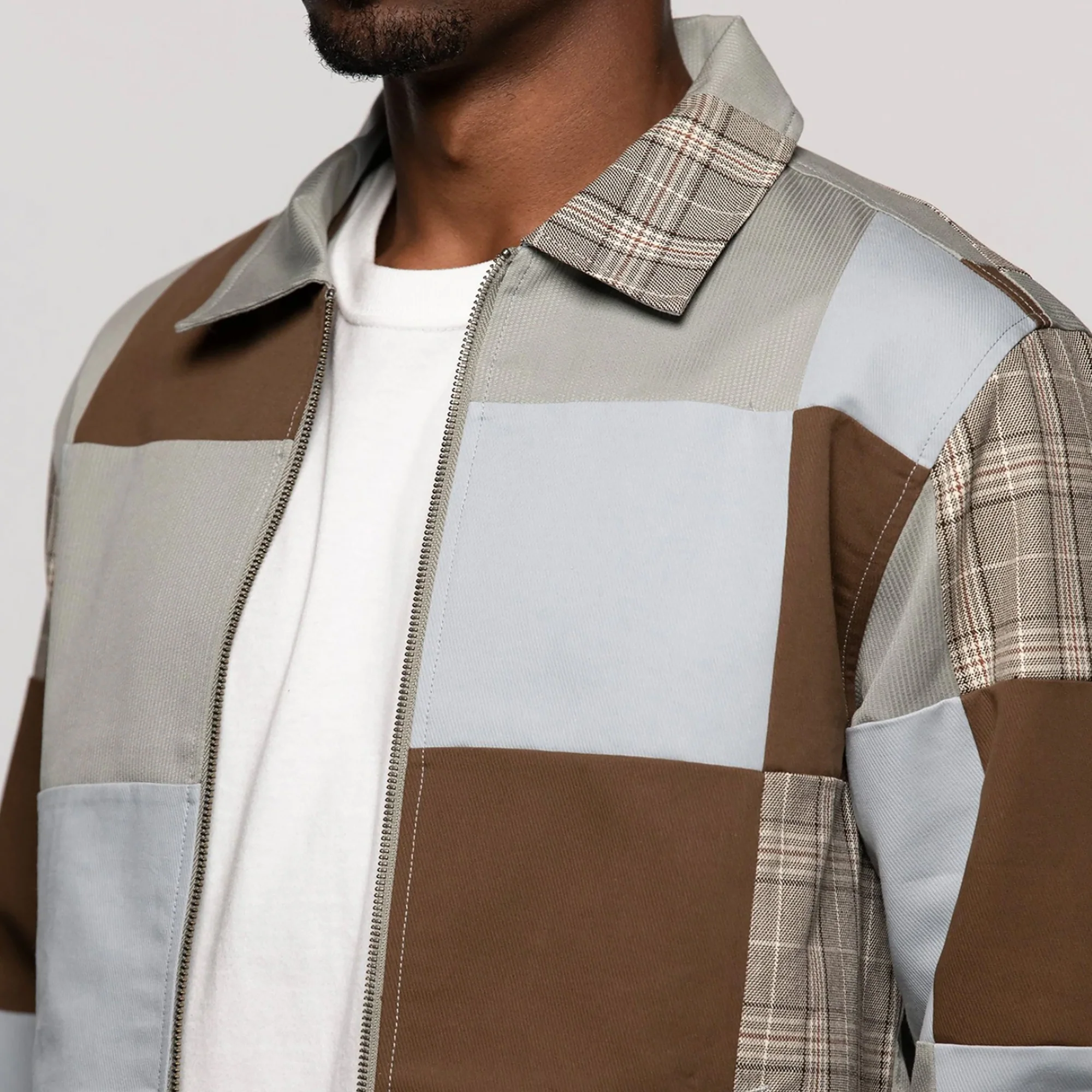 Stussy Patchwork Zip Jacket - Image 4