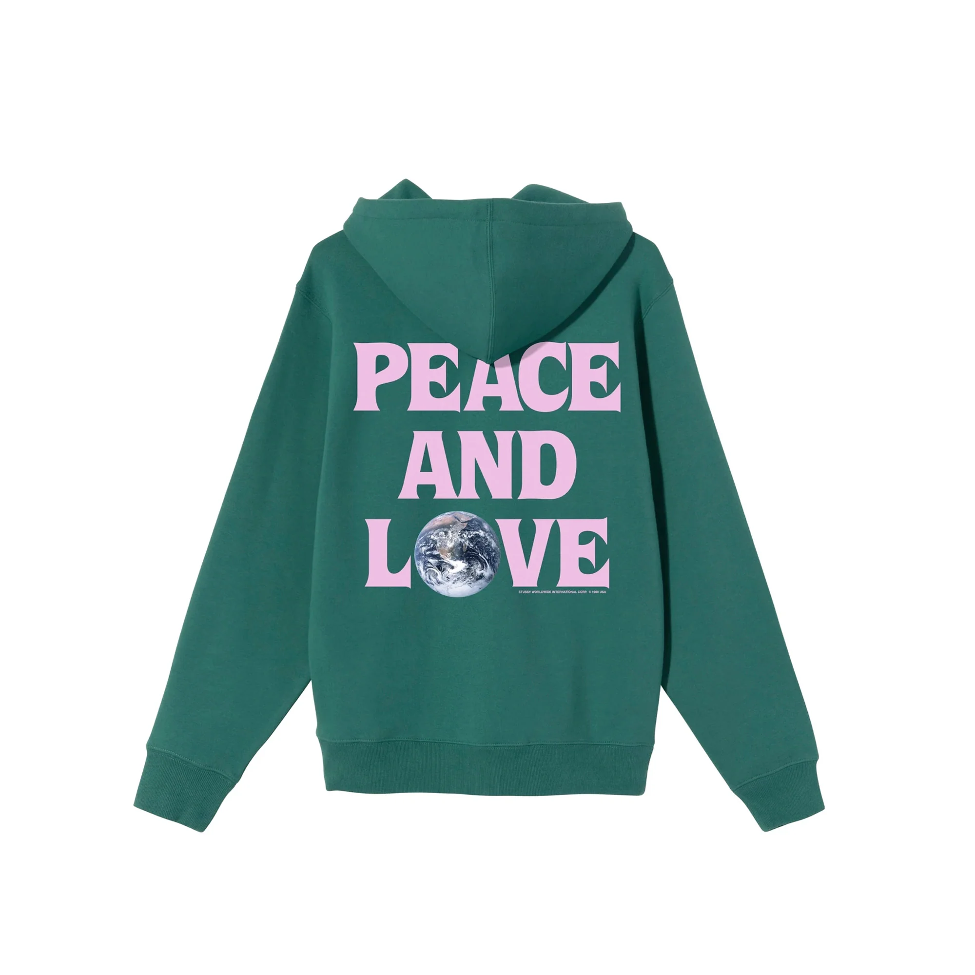 Stussy Peace & Love Hoodie - Image 2