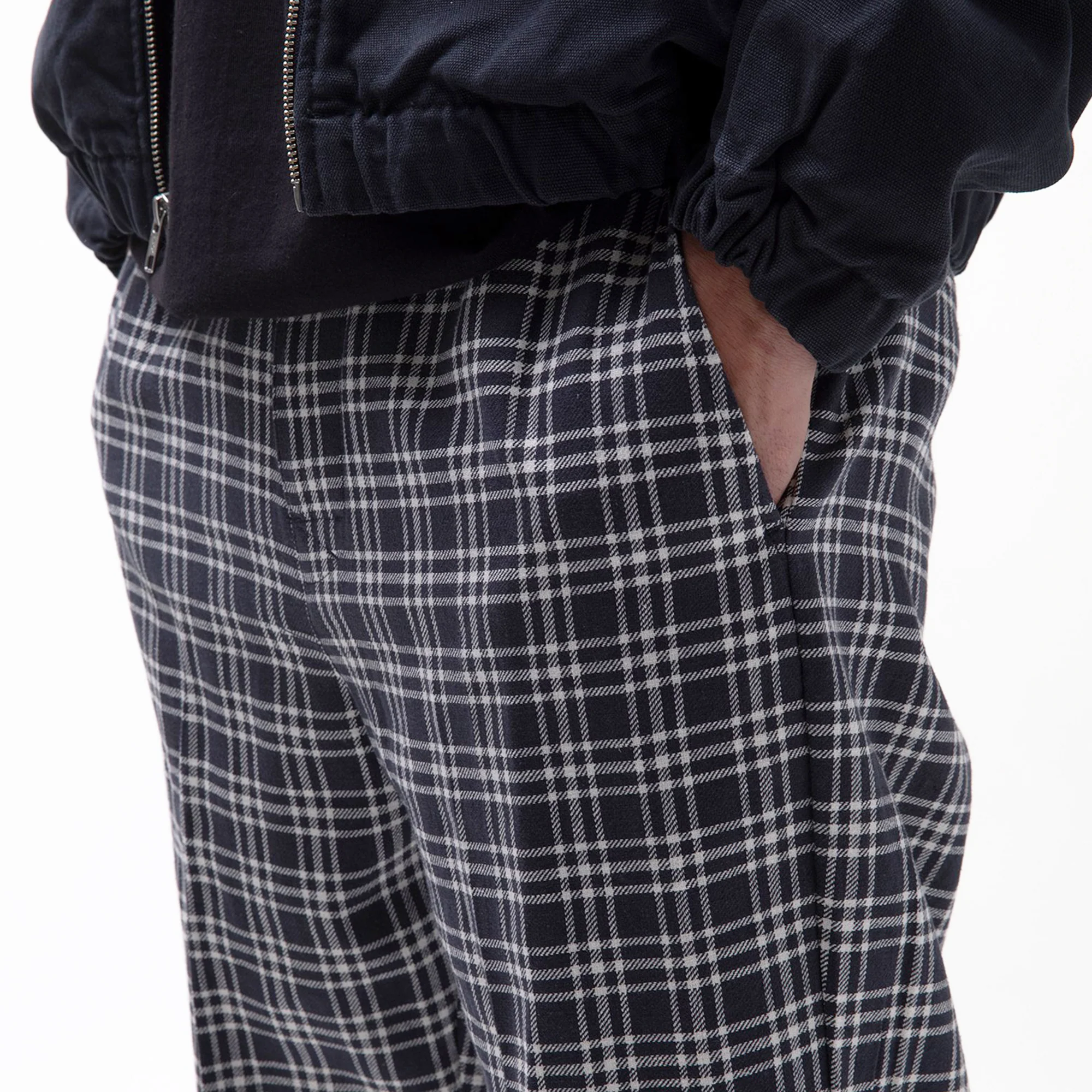 STUSSY PLAID LINEN BRYAN PANT - Image 4