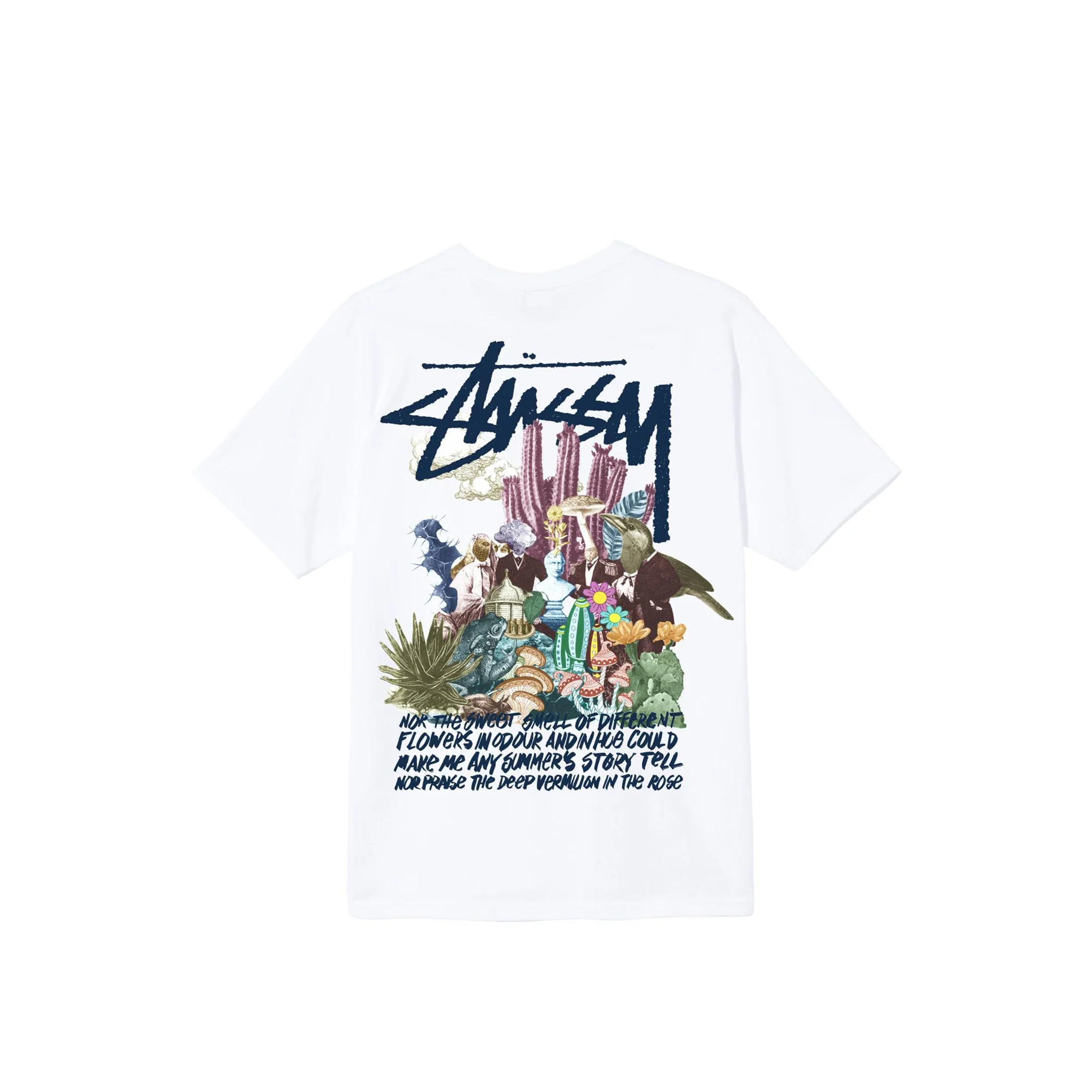 Stussy Mens Psychedelic White Tee - Image 2