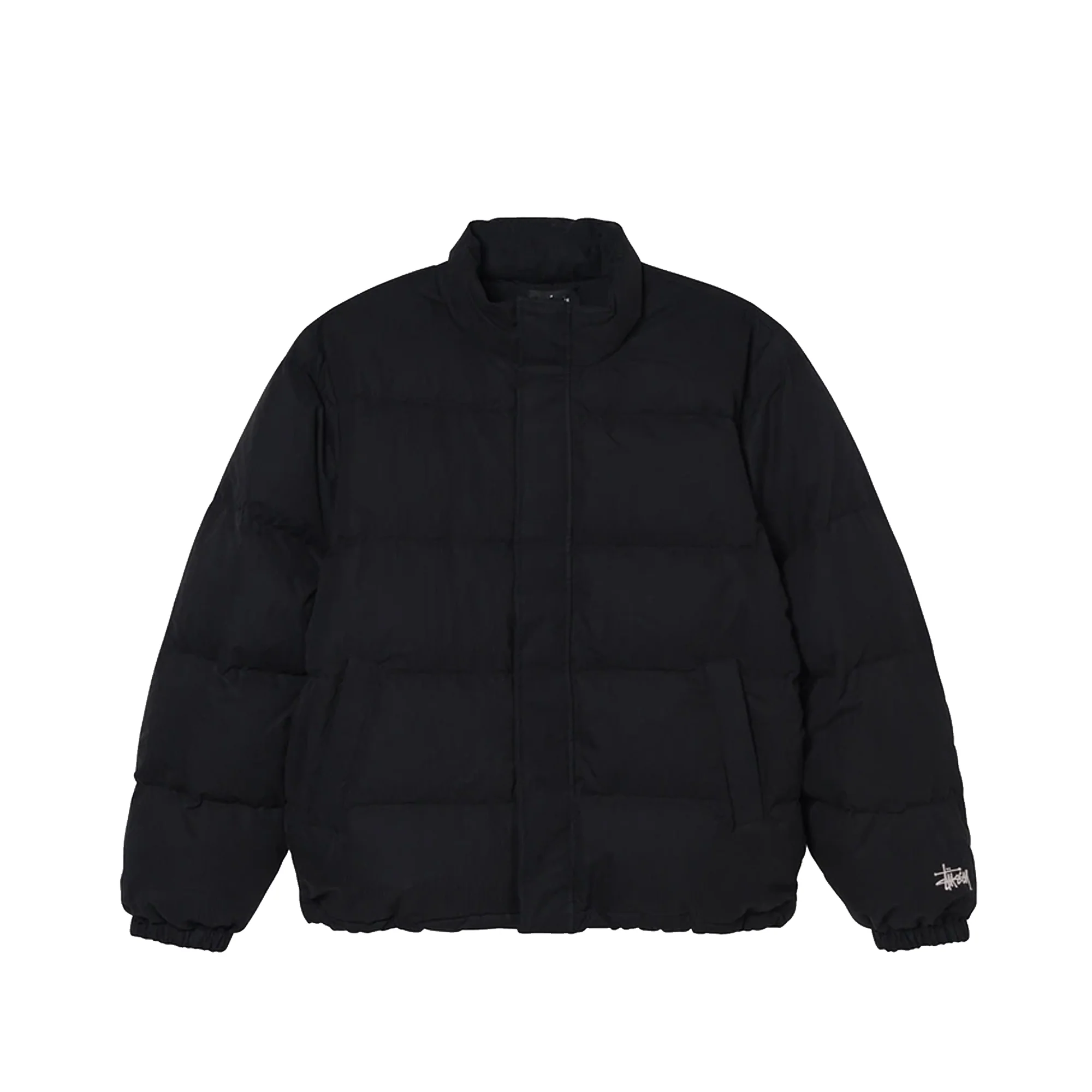Stussy Mens Solid Puffer Jacket 'Black'