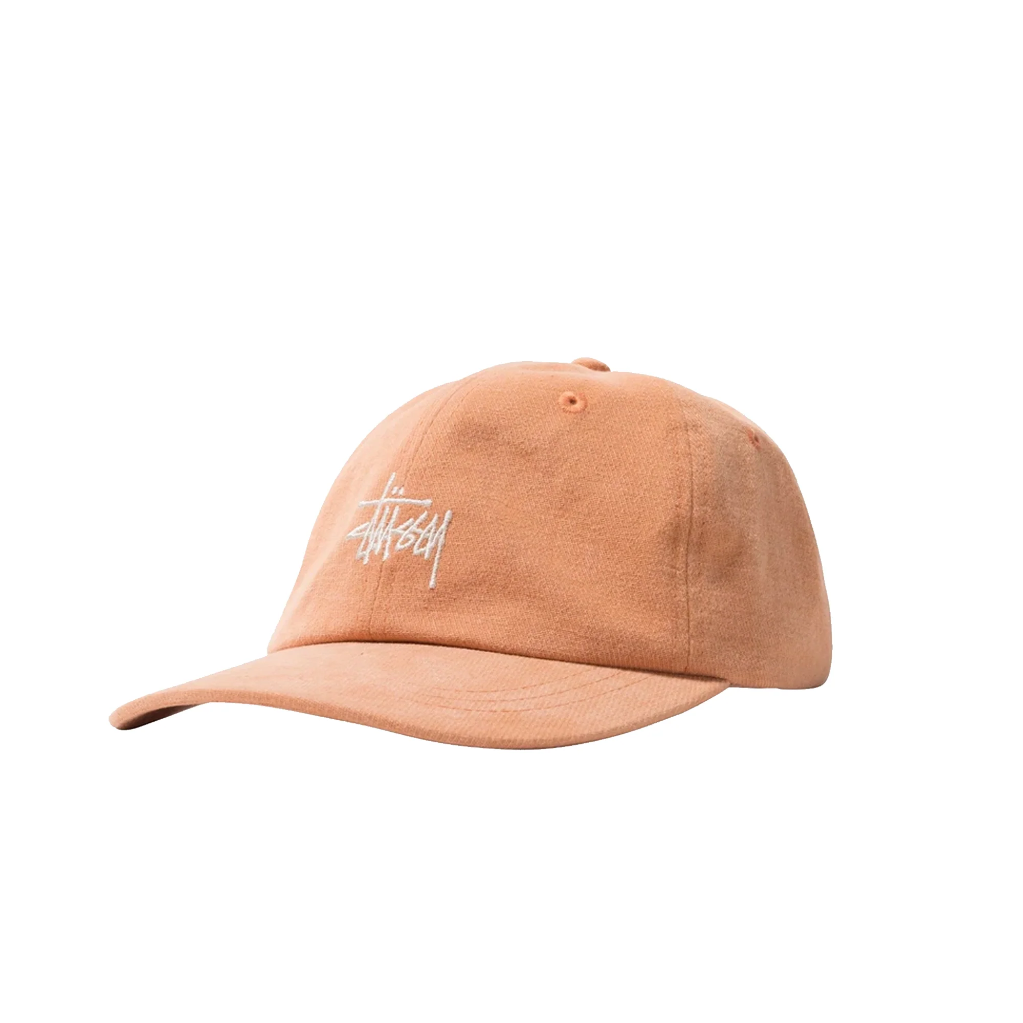 Stussy Mens Stock Low Pro Cap 'Tangerine' - Image 2