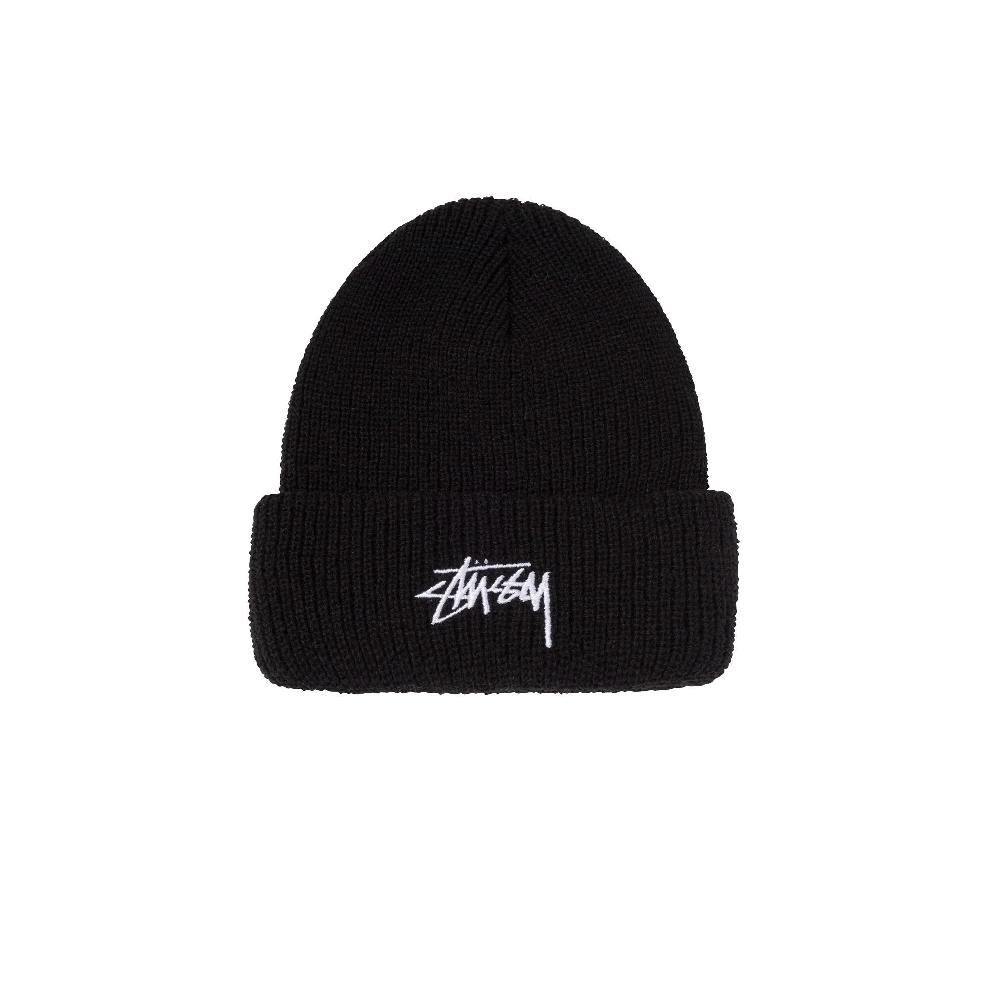 Stussy Stock Cuff Black Beanie