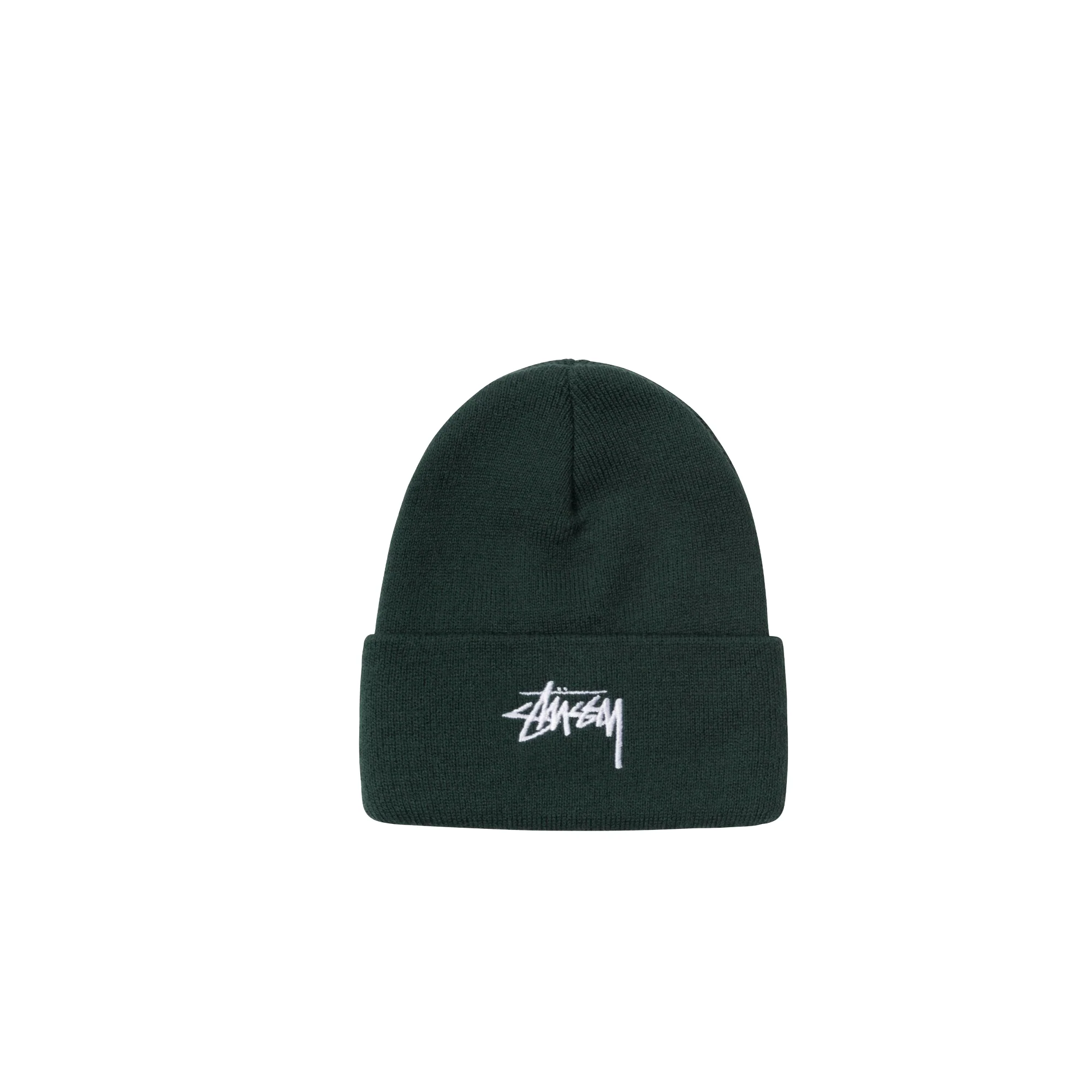 Stussy Stock Cuff Beanie 'Hunter Green'