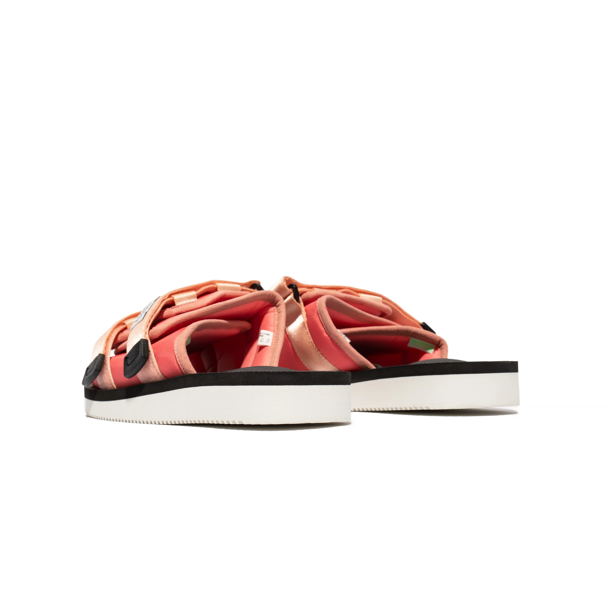 Suicoke MOTO-Cab Sandals Salmon/Black - Image 3