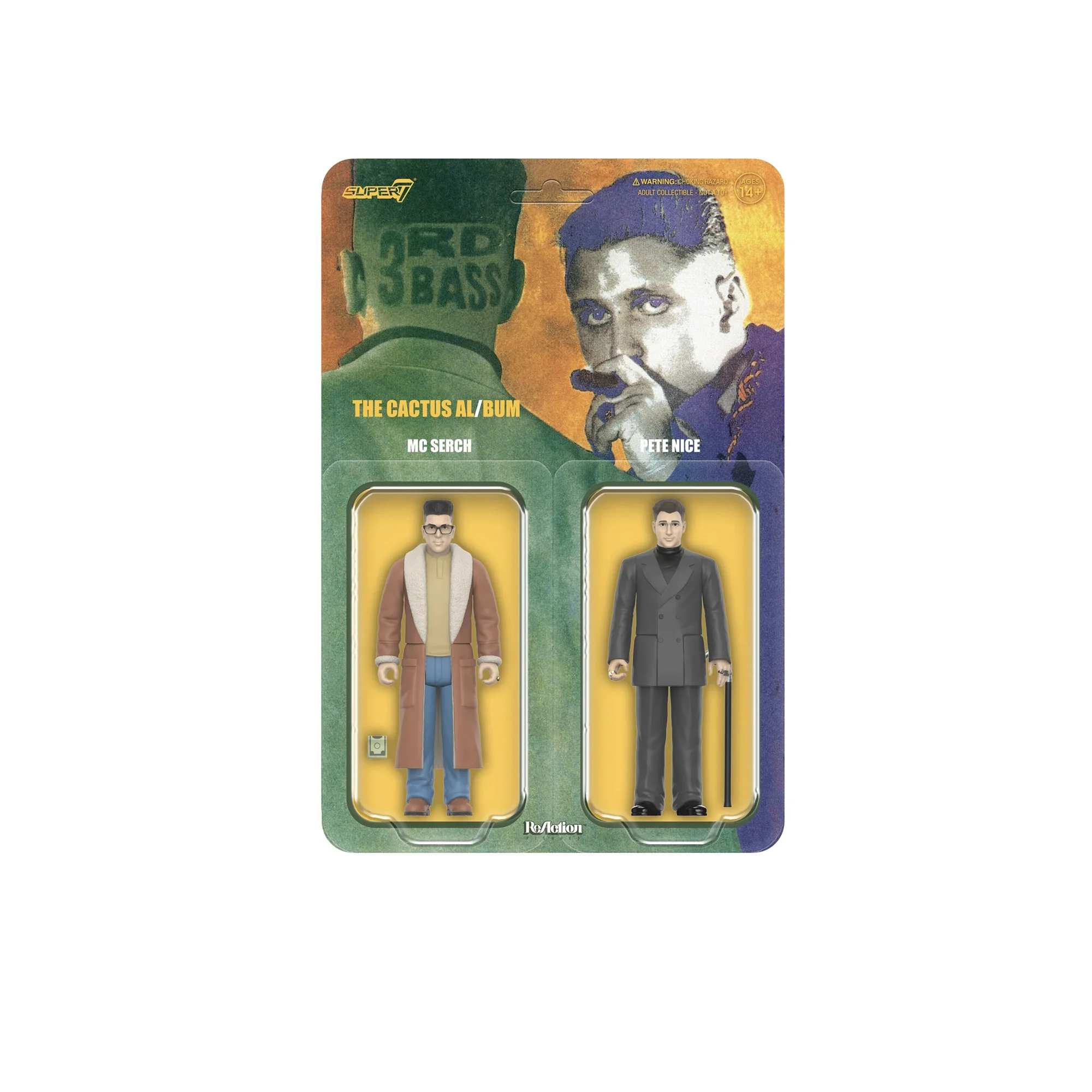 Super7 3rd Bass Reaction Figures - 3rd Bass (2 Pack) OS