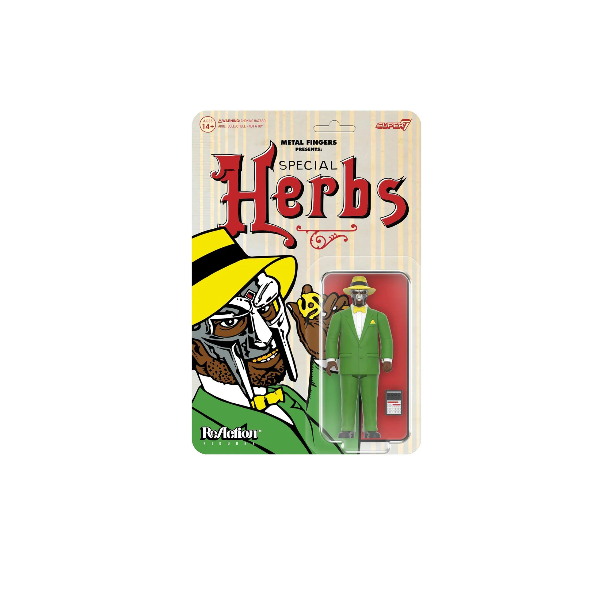 Super7 MF DOOM Wave 04 Special Herbs Figure