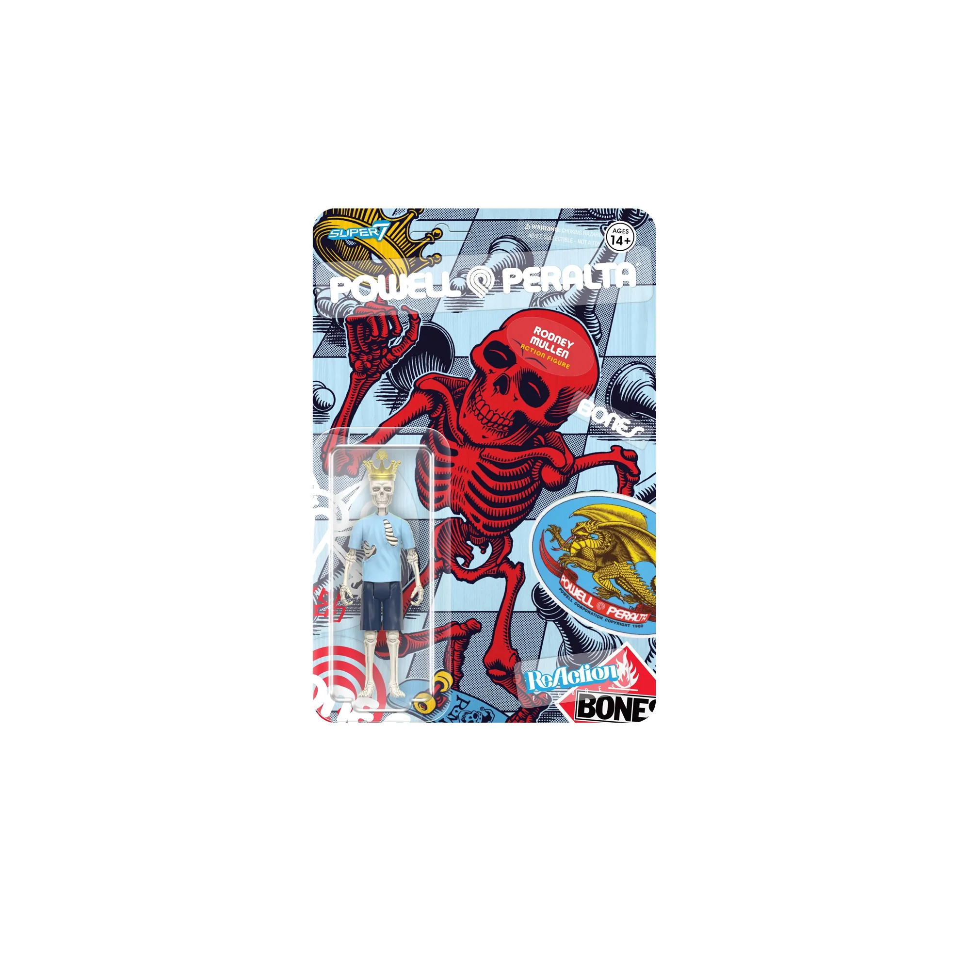 Super7 Powell-Peralta ReAction Figures Wave 05 Rodney Mullen Figure OS